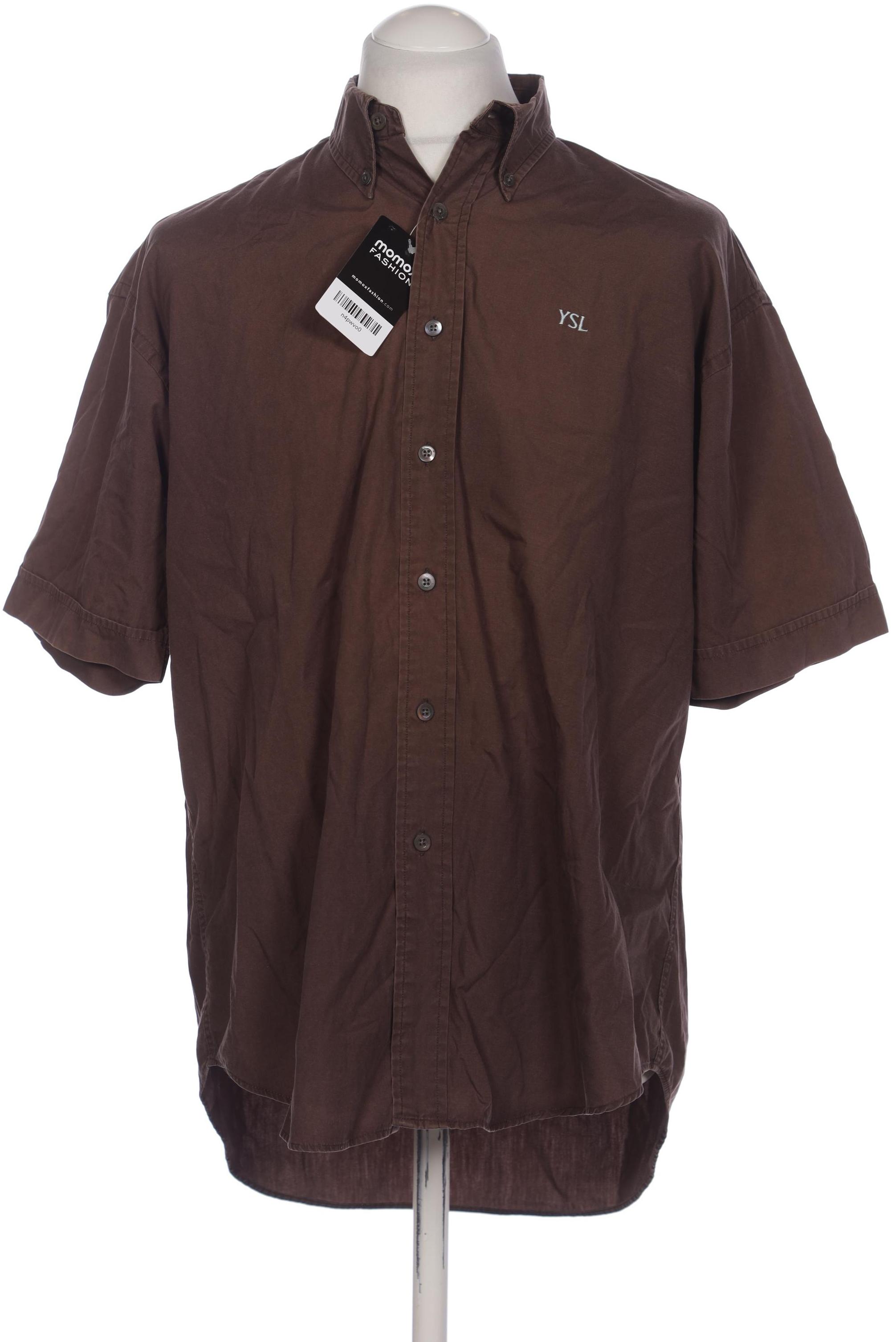 

Yves Saint Laurent Herren Hemd, braun, Gr. 52