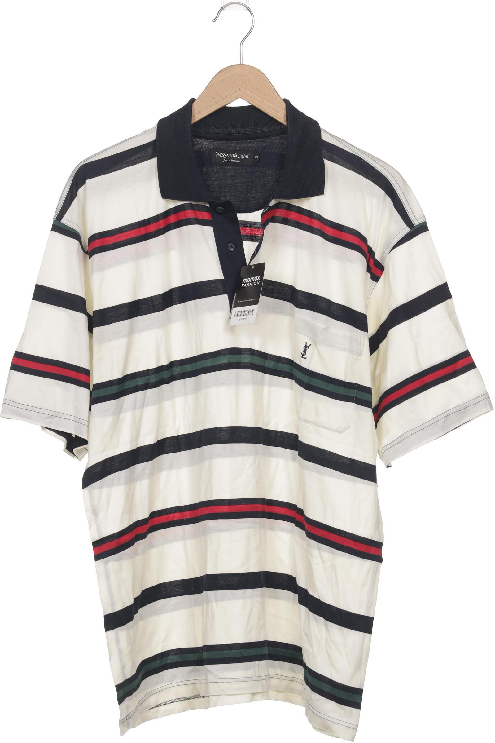 

Yves Saint Laurent Herren Poloshirt, cremeweiß, Gr. 54