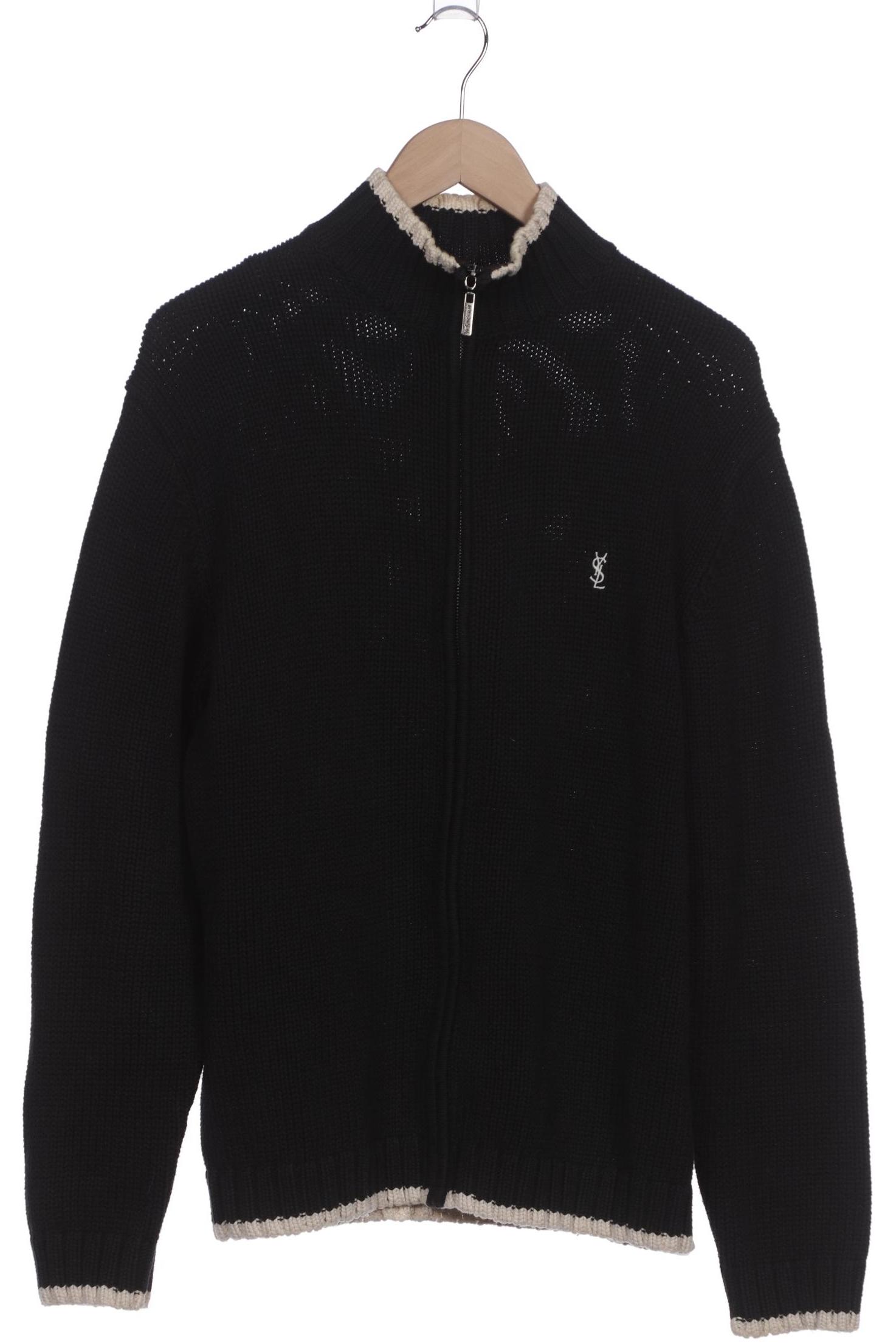 

Yves Saint Laurent Herren Strickjacke, schwarz, Gr. 48