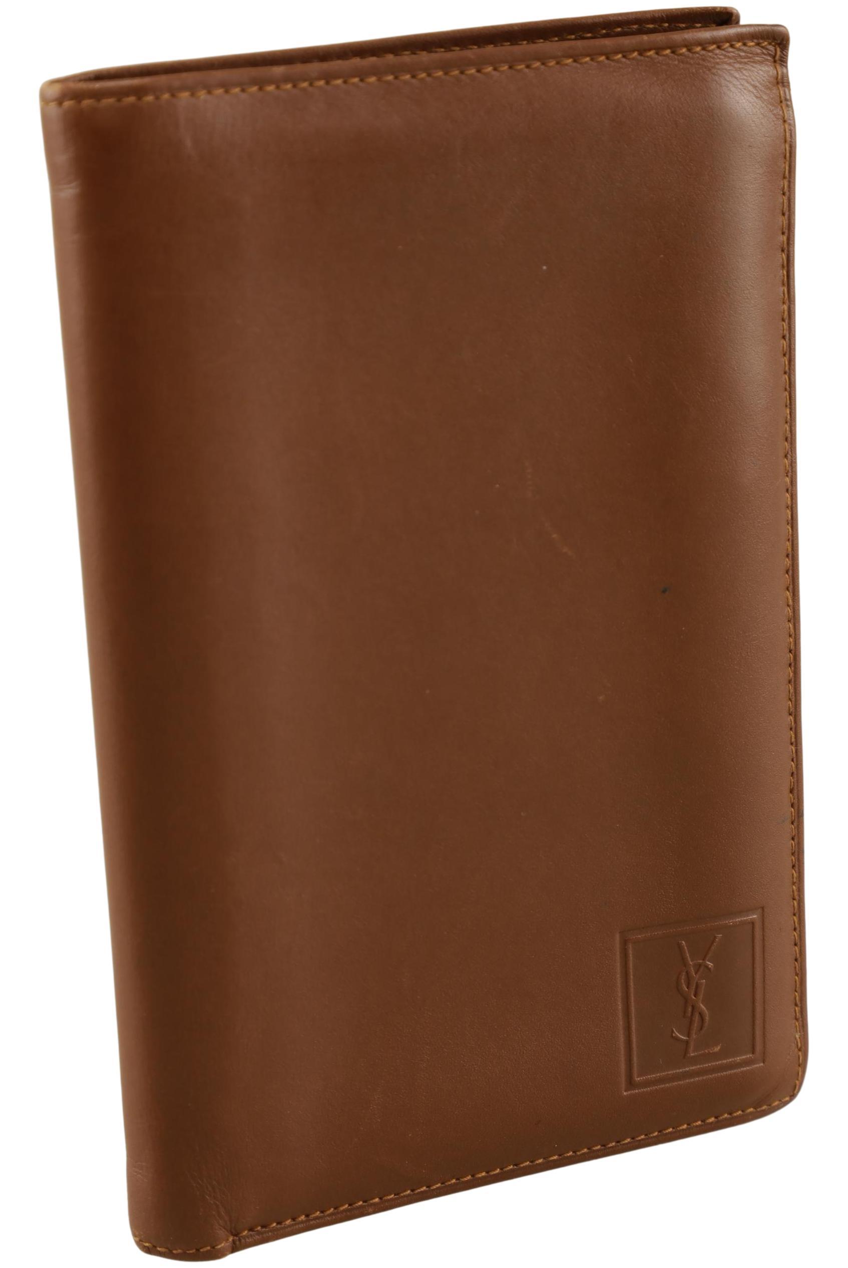 

Yves Saint Laurent Damen Portemonnaie, braun, Gr.