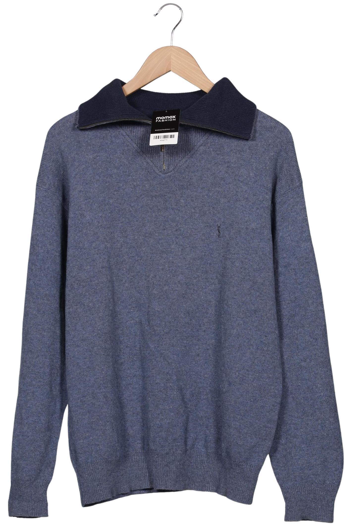 

Yves Saint Laurent Herren Pullover, blau, Gr. 52