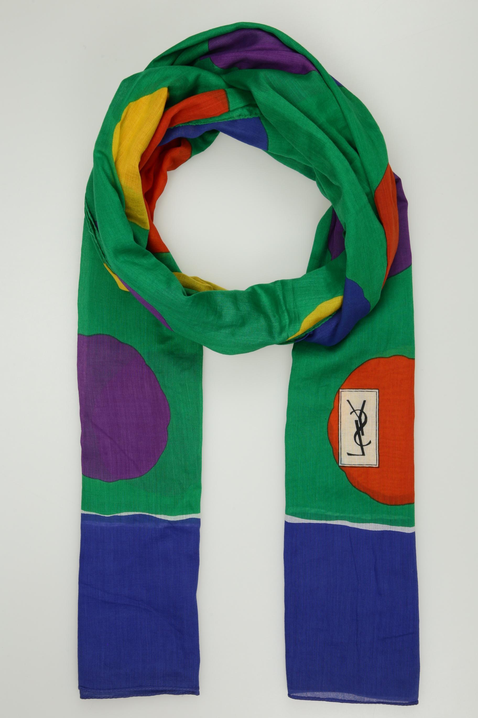 

Yves Saint Laurent Damen Schal, grün, Gr.