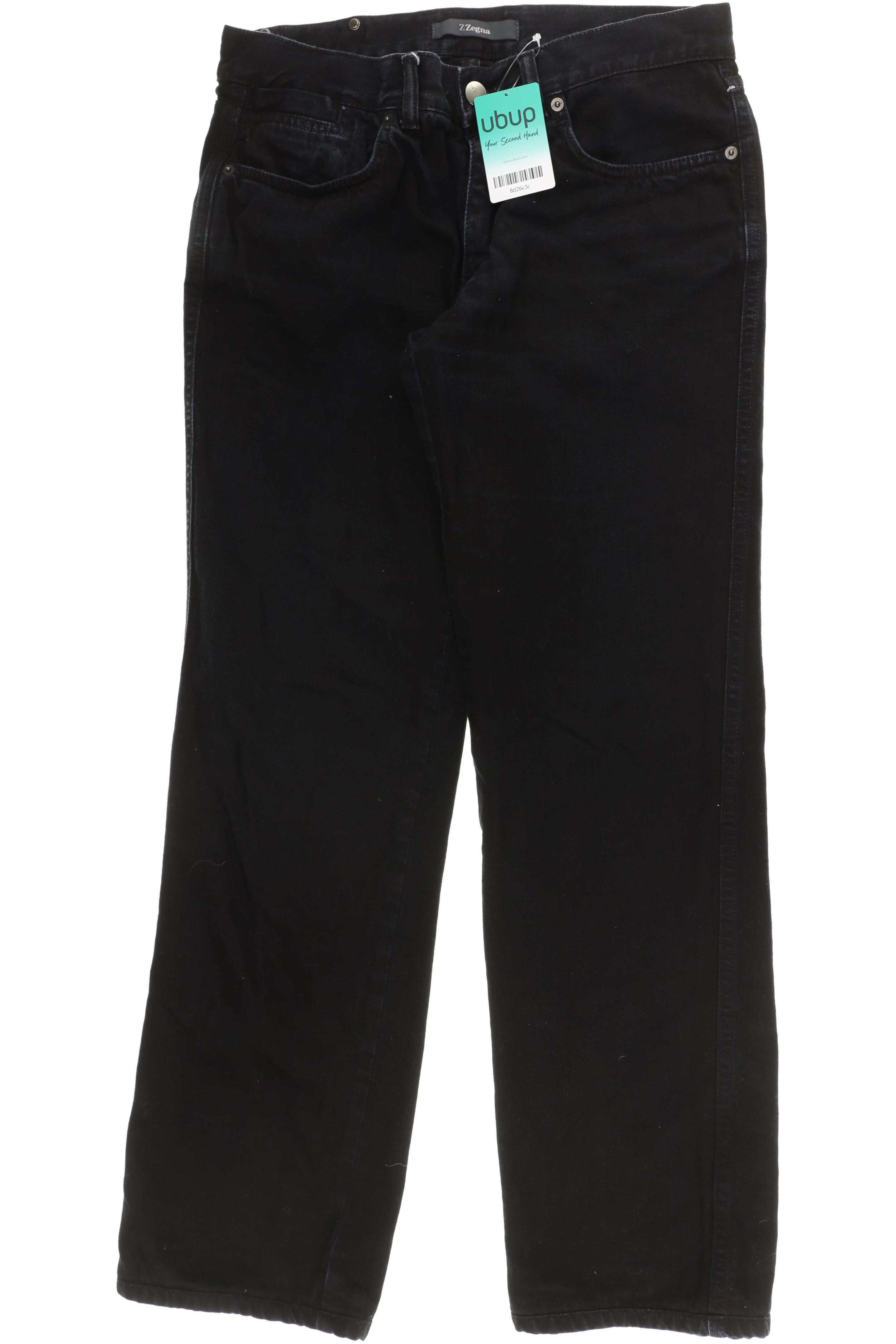

Z Zegna Herren Jeans, schwarz, Gr. 33