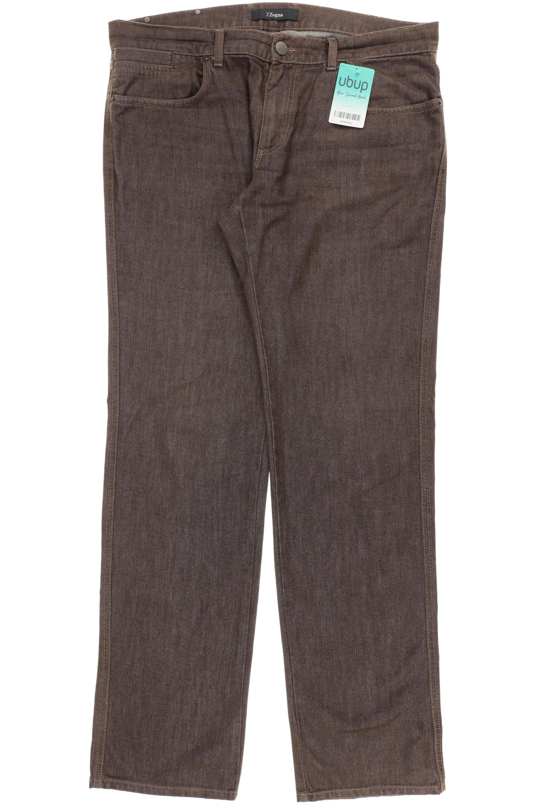 

Z Zegna Herren Jeans, braun, Gr. 36