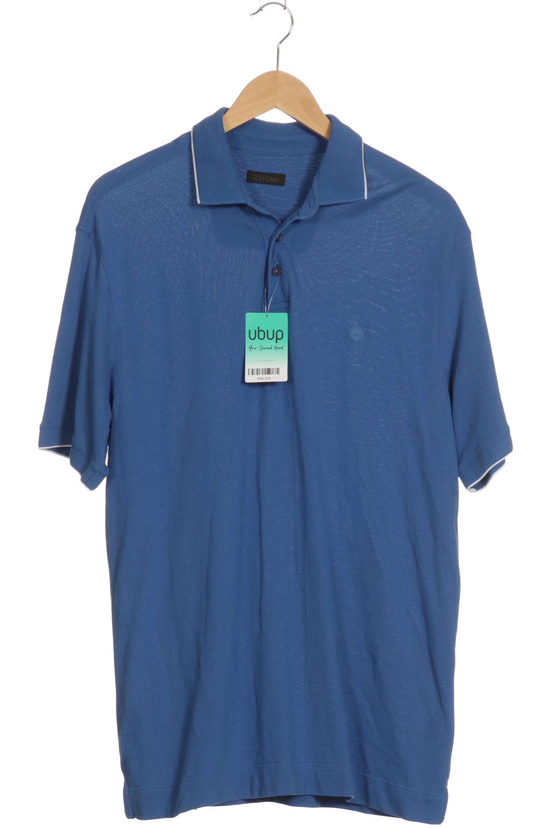 

Z Zegna Herren Poloshirt, blau, Gr.