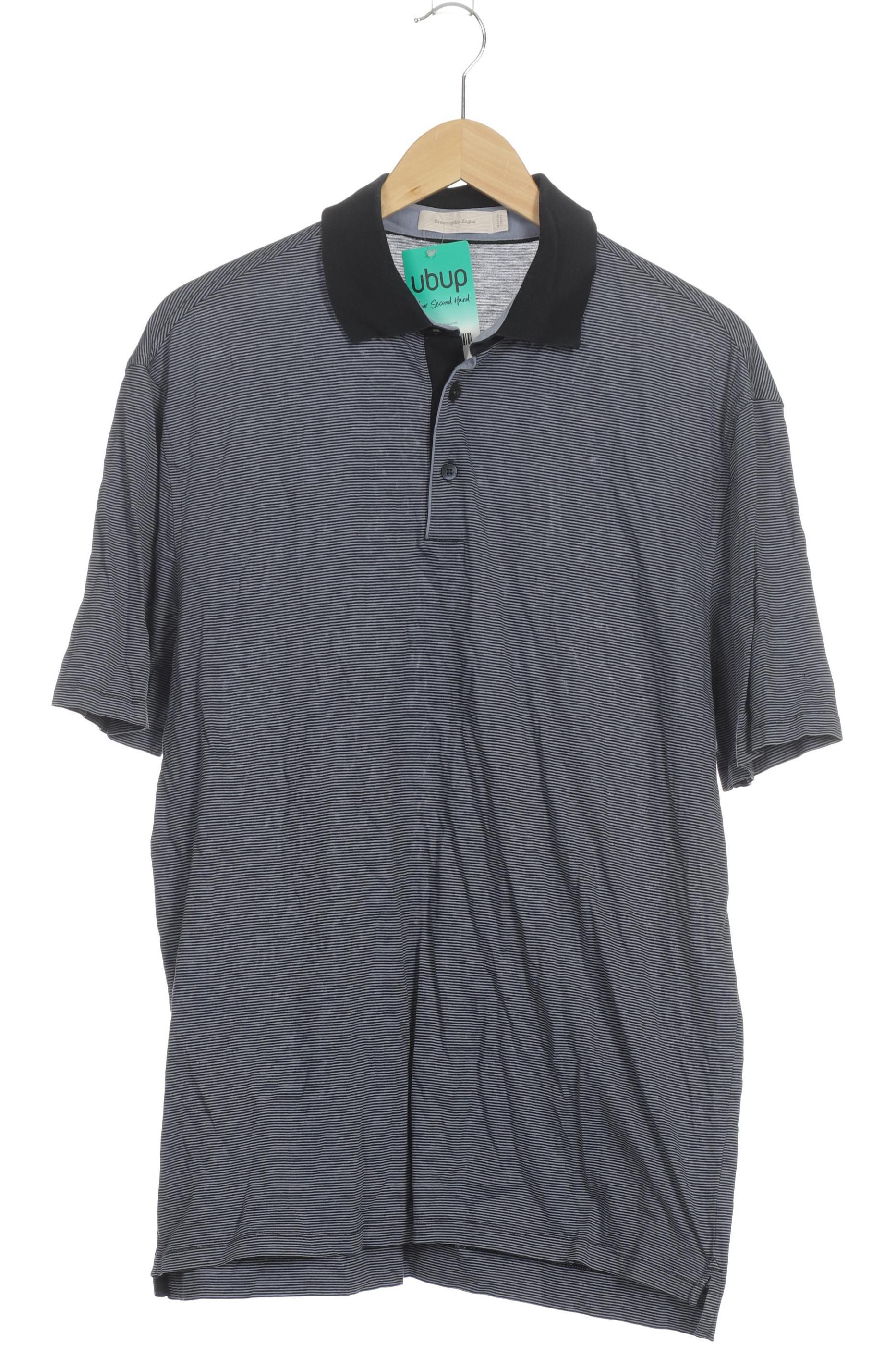 

Z Zegna Herren Poloshirt, blau, Gr.
