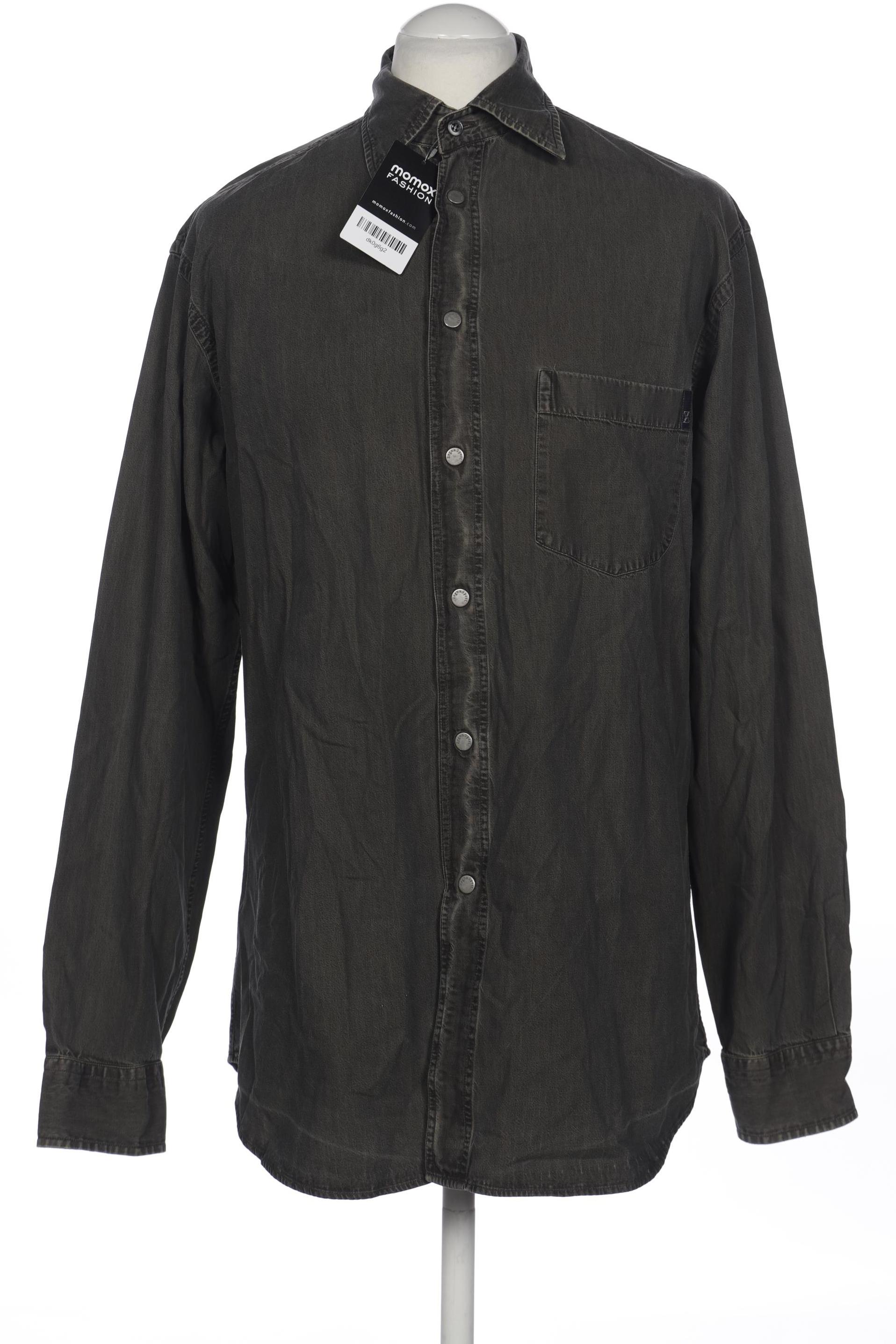 

Z Zegna Herren Hemd, grün, Gr. 52