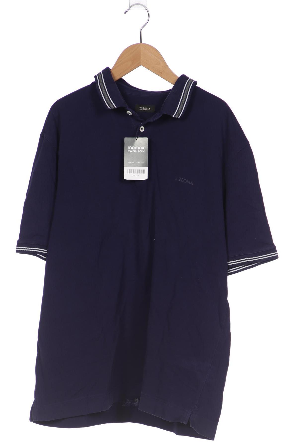 

Z Zegna Herren Poloshirt, marineblau, Gr. 56