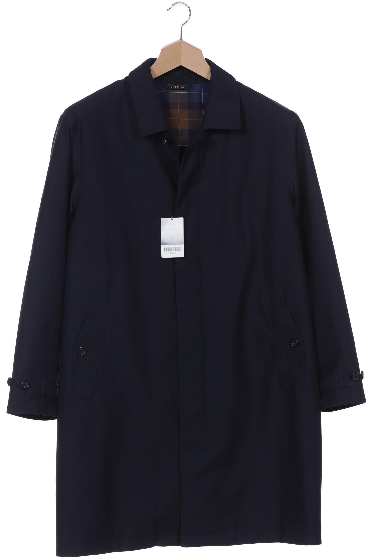 

Z Zegna Herren Mantel, marineblau, Gr. 56
