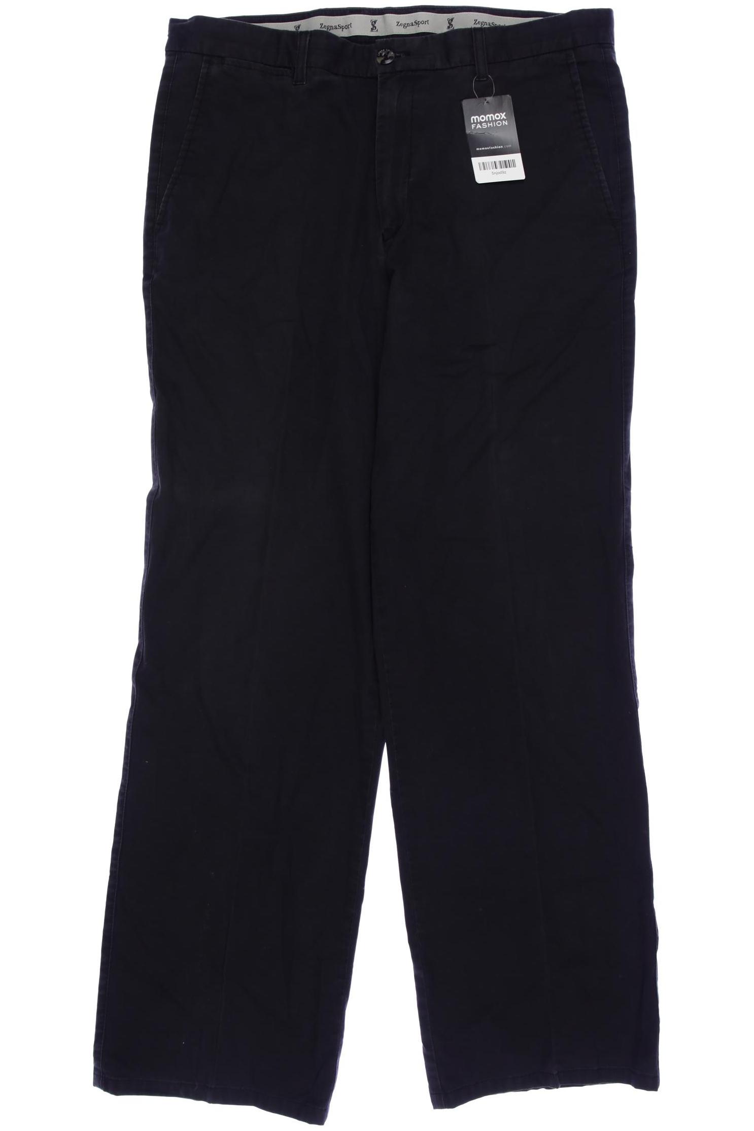 

Z Zegna Herren Stoffhose, schwarz, Gr. 44