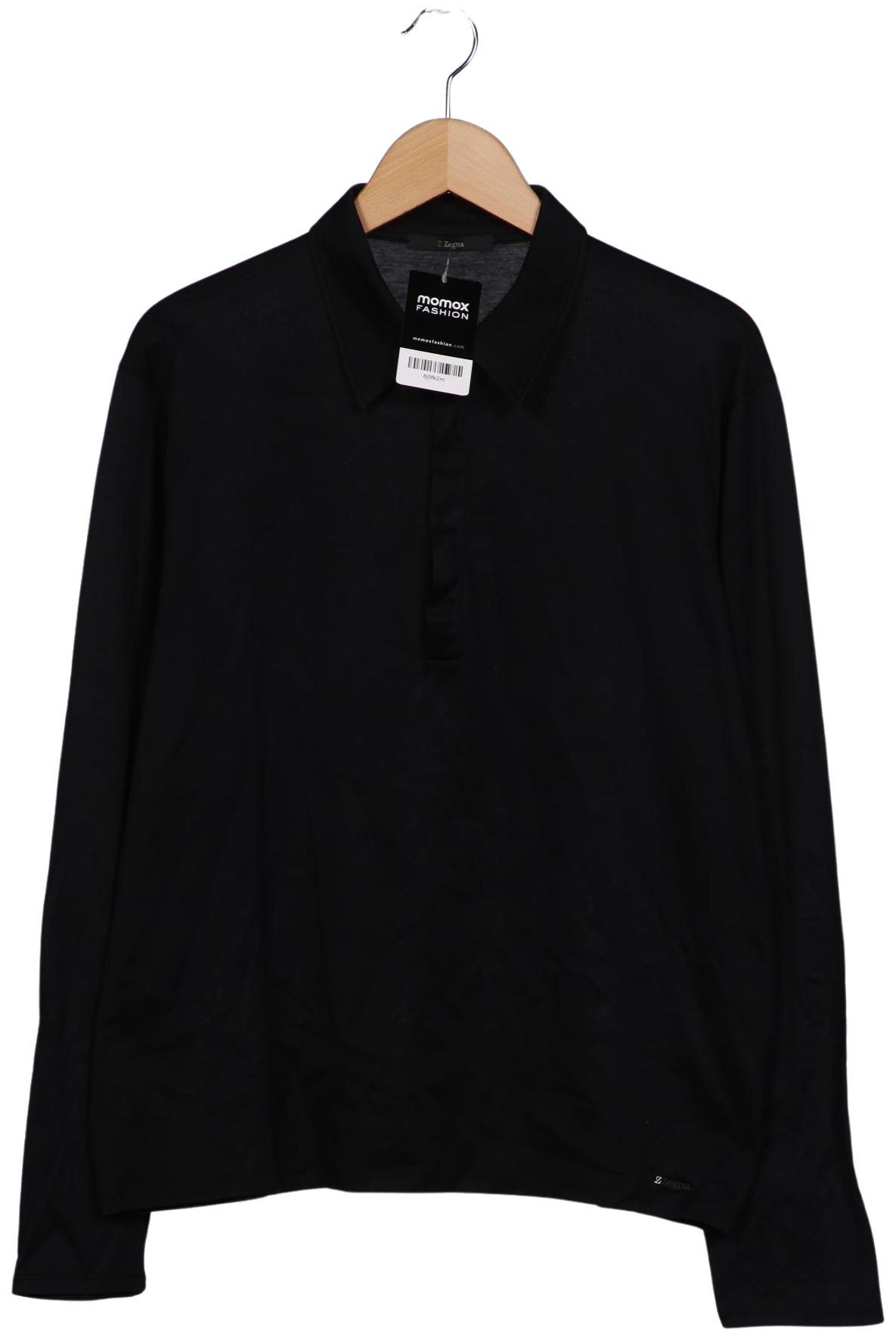 Thumbnail - Z Zegna Herren Poloshirt, schwarz, Gr. 54