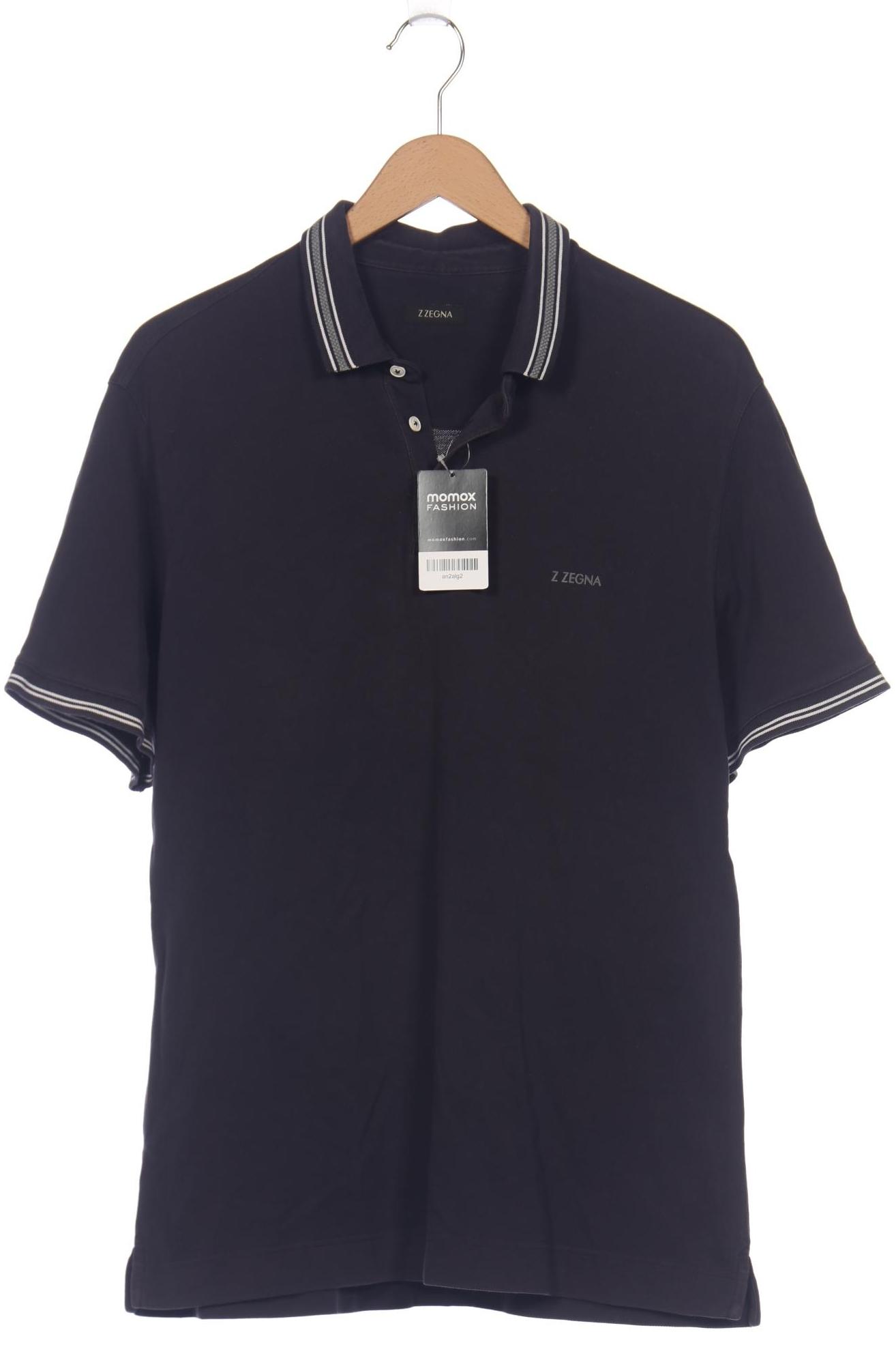 

Z Zegna Herren Poloshirt, marineblau, Gr. 54