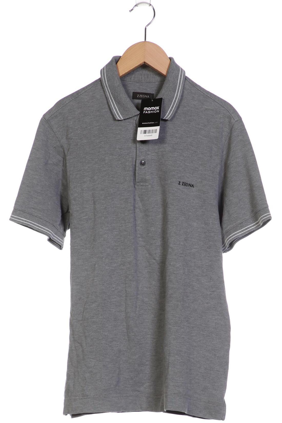 

Z Zegna Herren Poloshirt, grau, Gr. 46