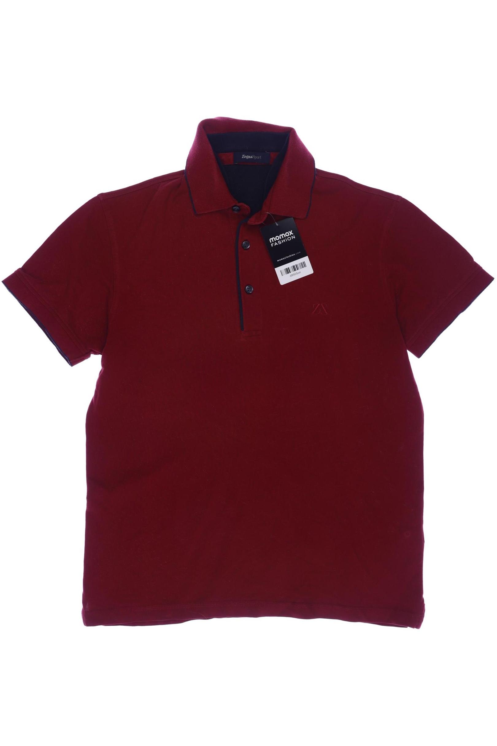 

Z Zegna Herren Poloshirt, rot, Gr. 46