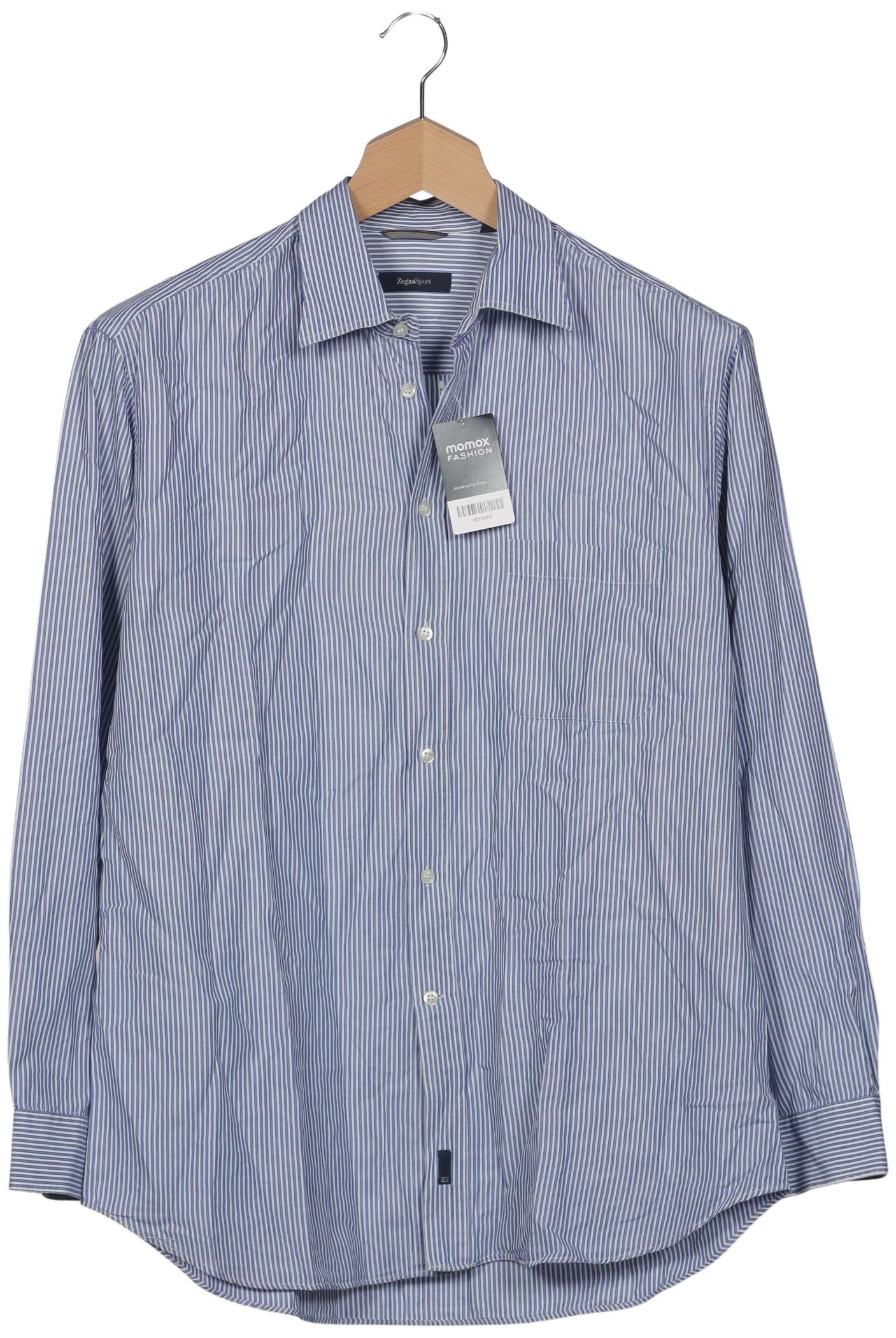 Thumbnail - Z Zegna Herren Hemd, hellblau, Gr. 56