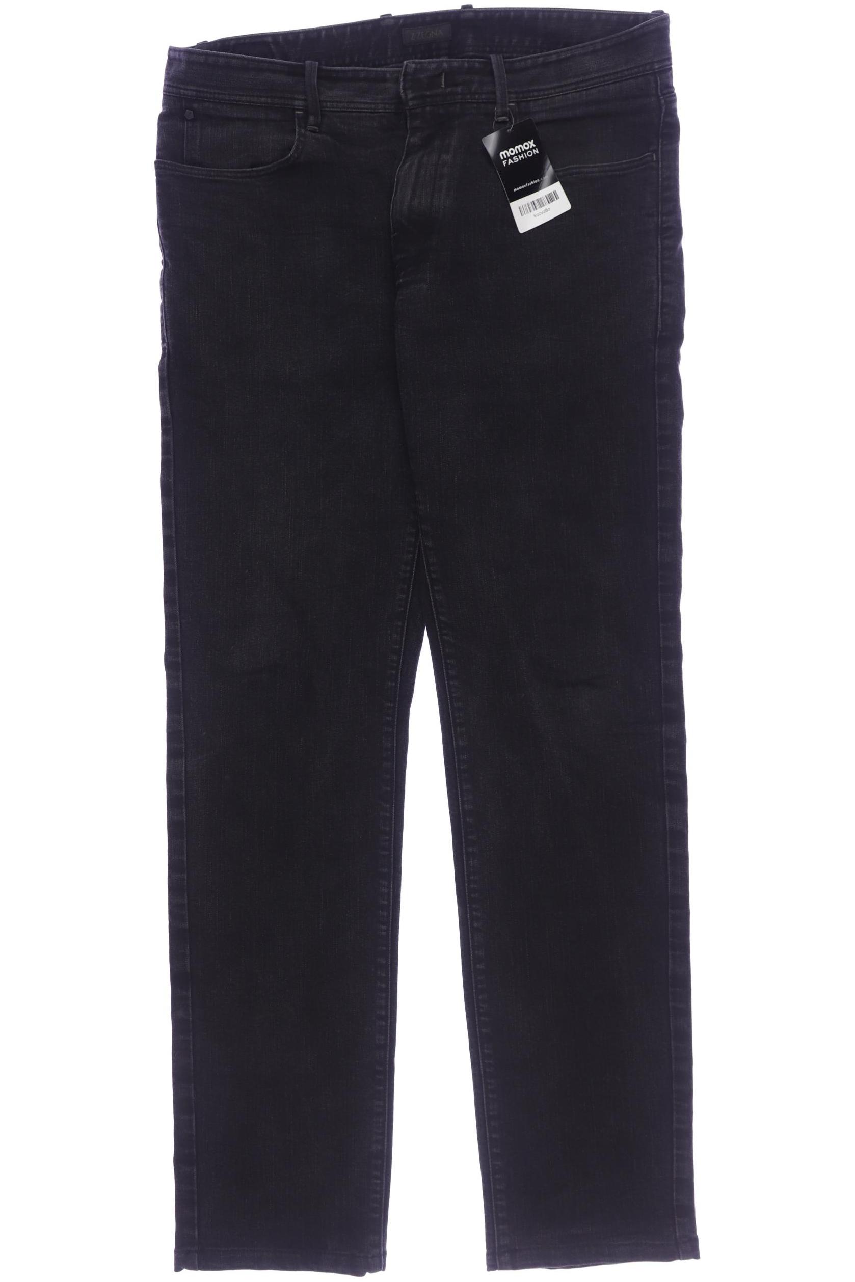 

Z Zegna Herren Jeans, schwarz, Gr. 33