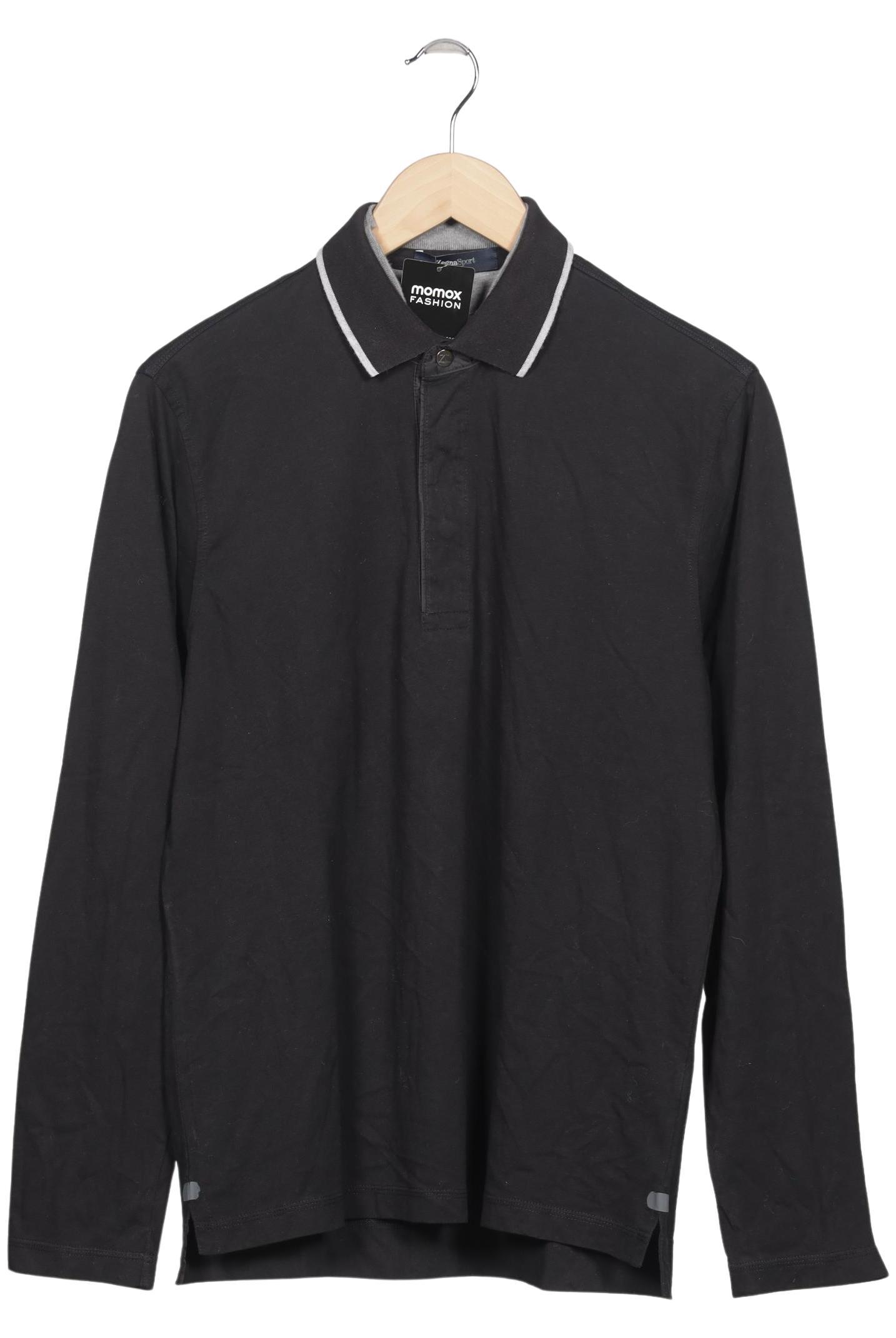 Thumbnail - Z Zegna Herren Poloshirt, schwarz, Gr. 48