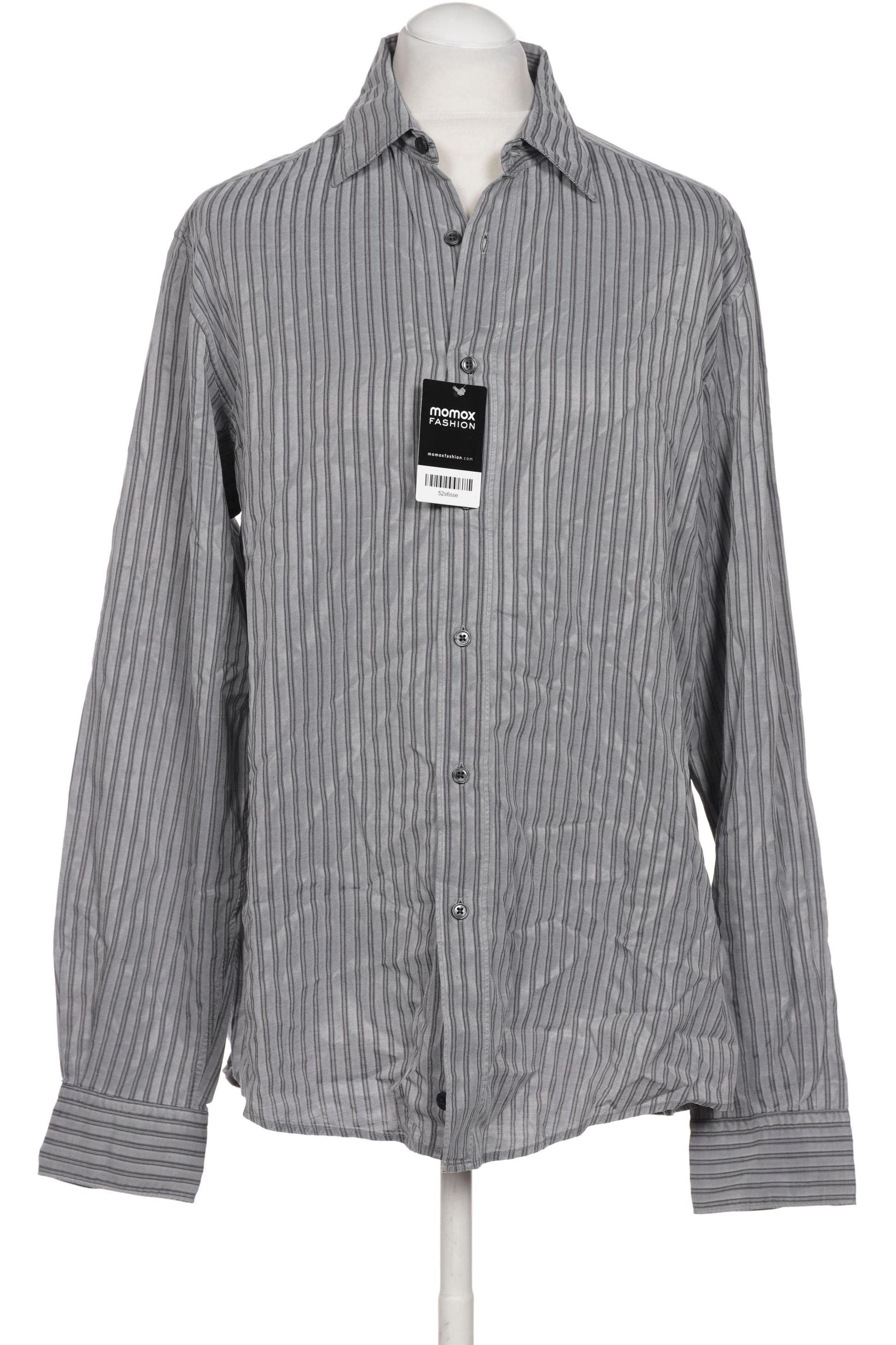 

Z Zegna Herren Hemd, grau, Gr. 54