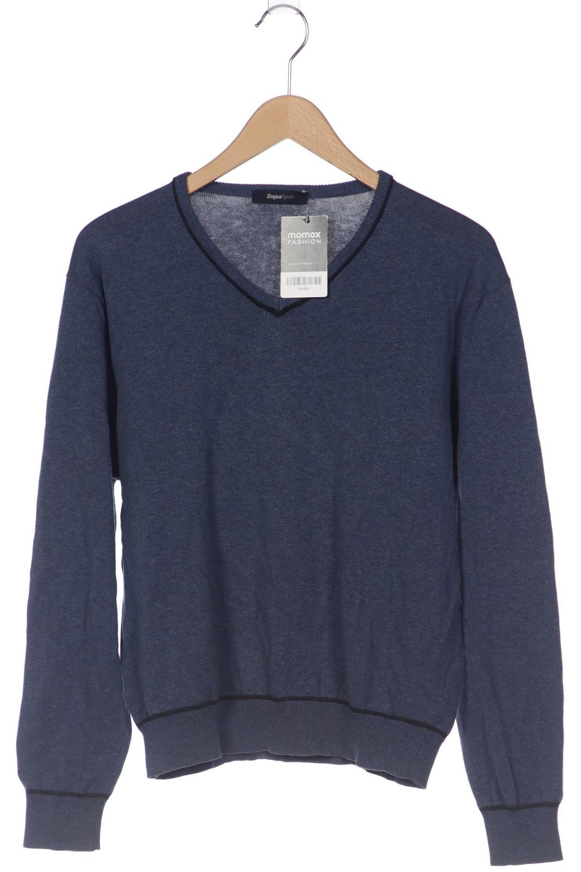 

Z Zegna Herren Pullover, blau, Gr. 52