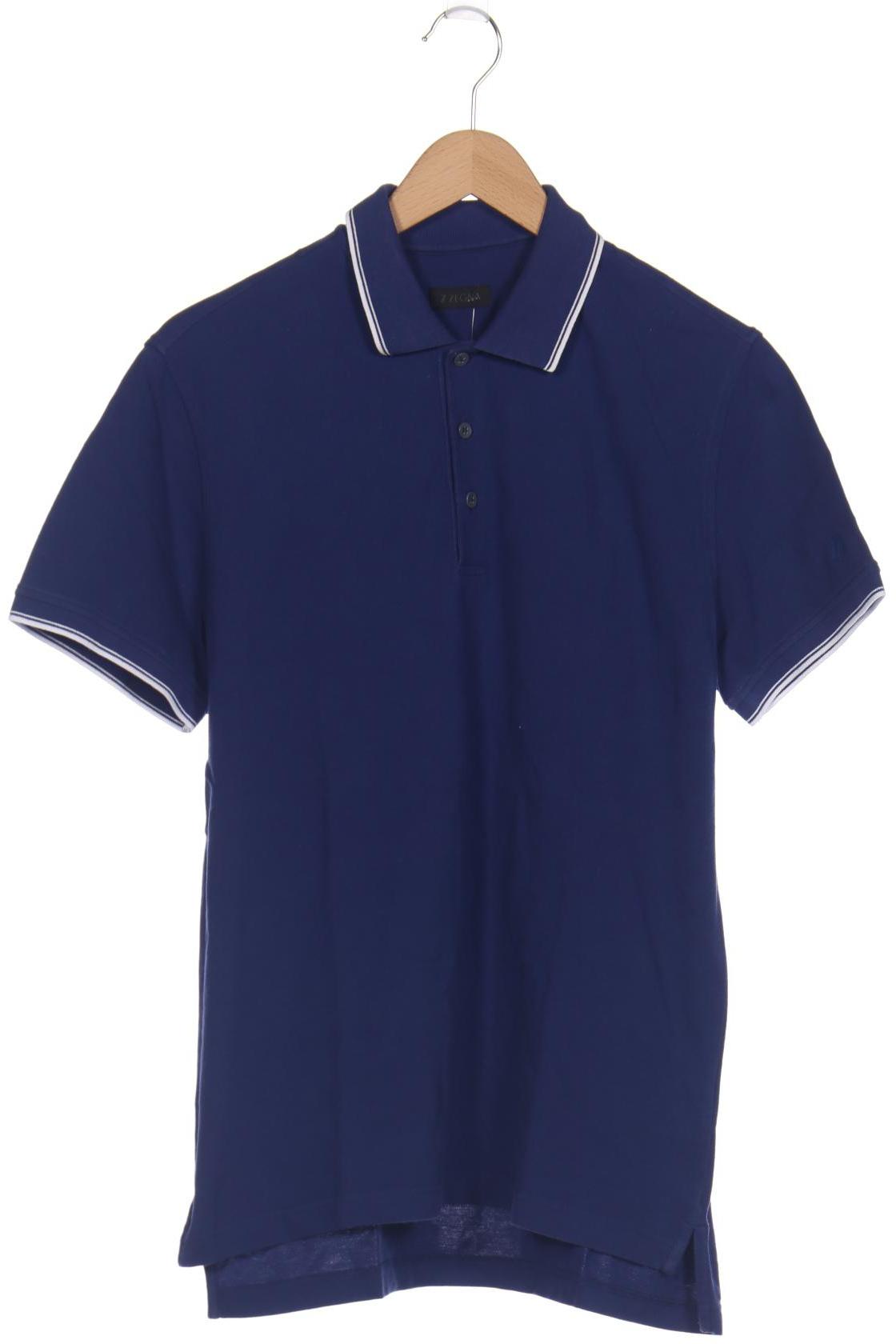 

Z Zegna Herren Poloshirt, marineblau