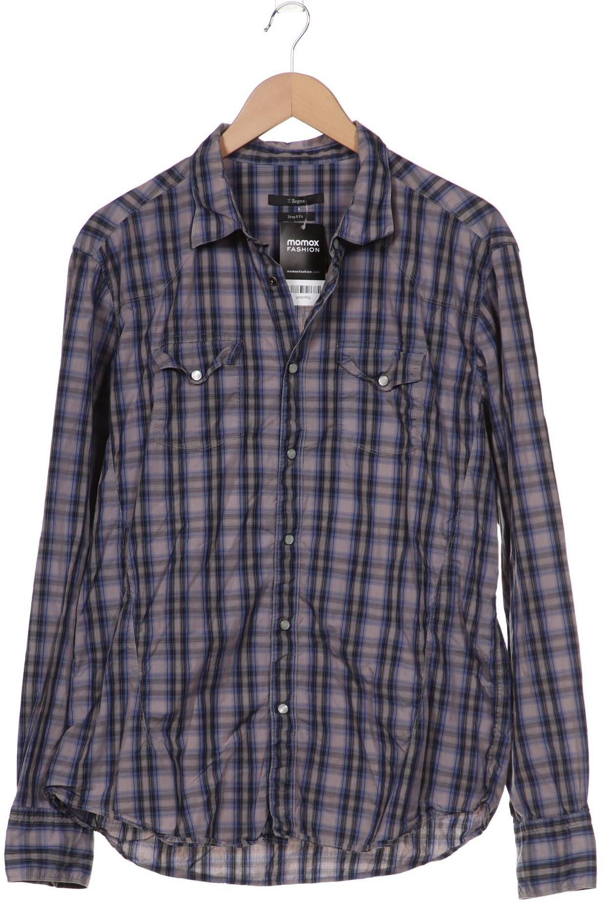 

Z Zegna Herren Hemd, grau
