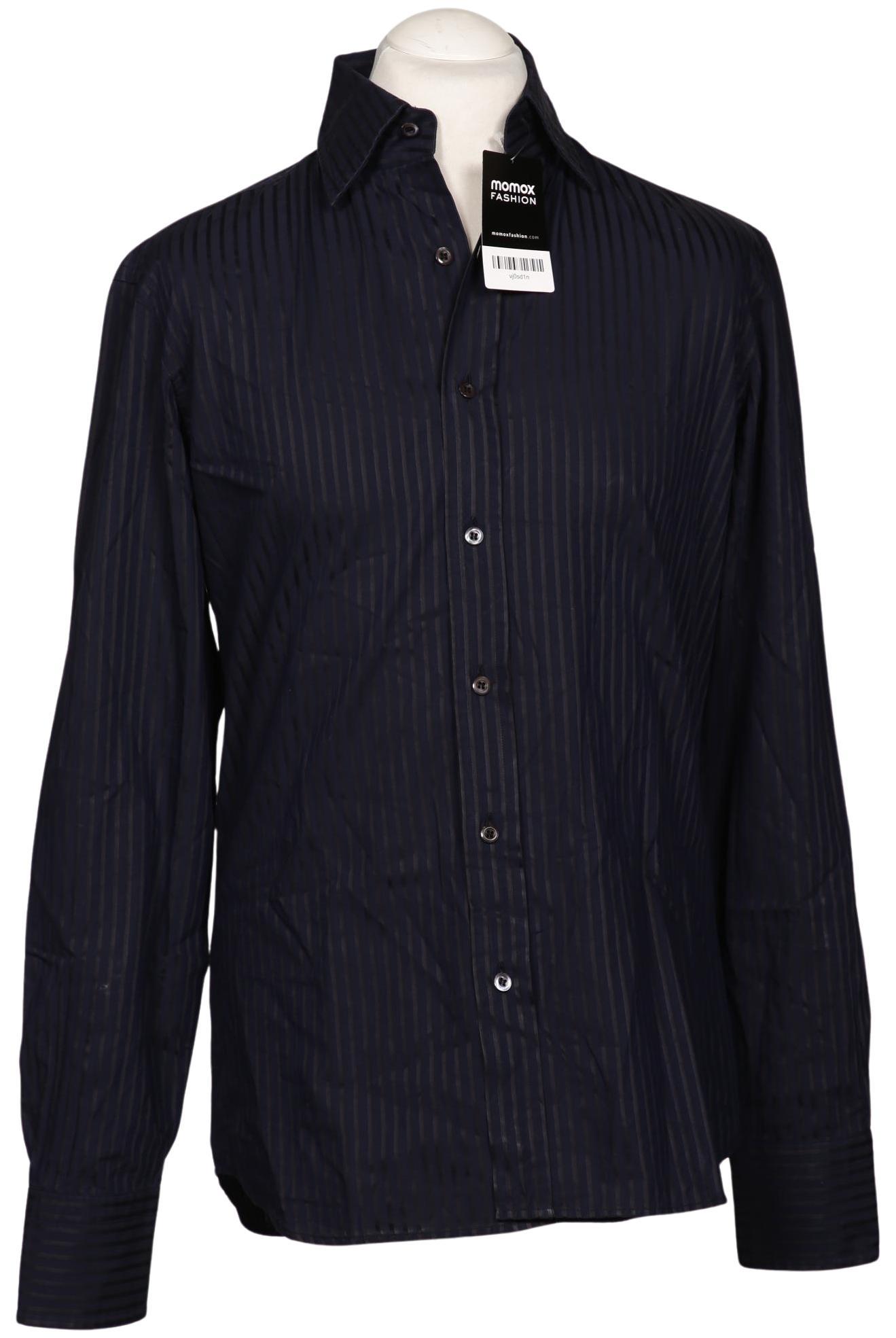 

Z Zegna Herren Hemd, marineblau, Gr. 48