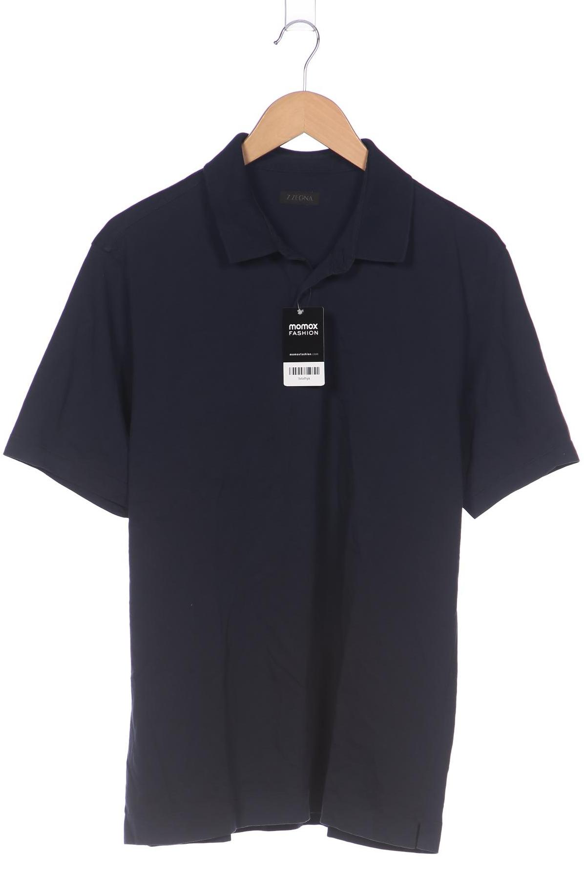 

Z Zegna Herren Poloshirt, marineblau, Gr. 52