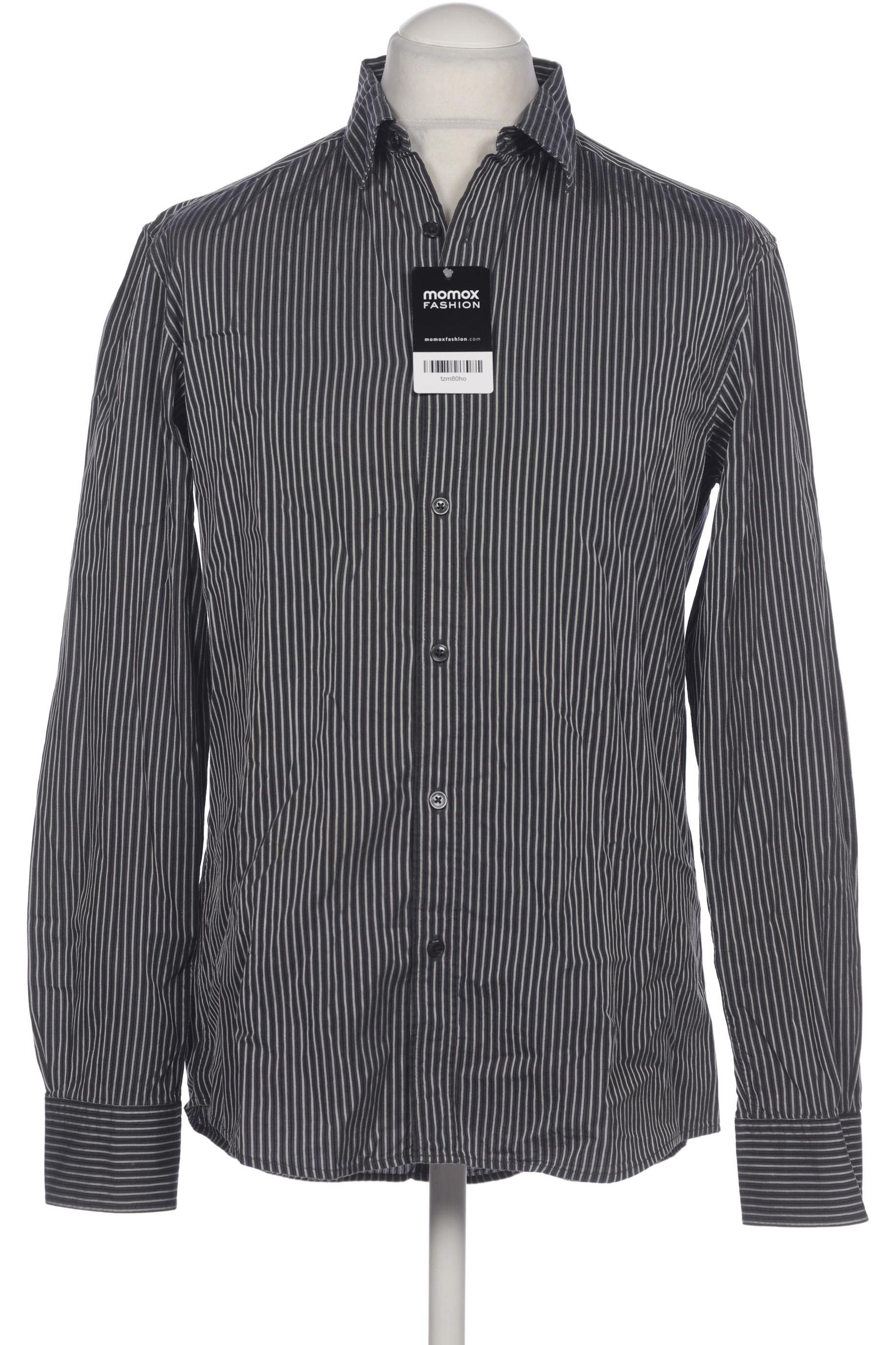 

Z Zegna Herren Hemd, schwarz, Gr. 52