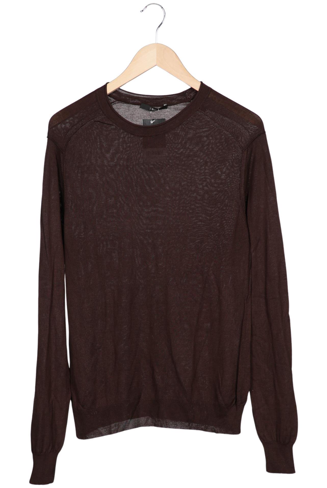 Thumbnail - Z Zegna Herren Langarmshirt, braun, Gr. 48