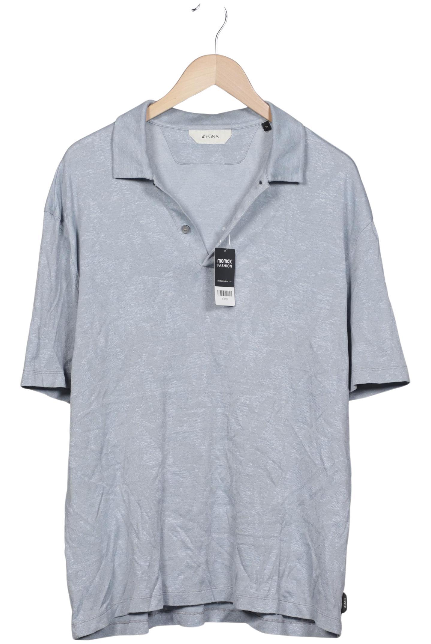

Z Zegna Herren Poloshirt, hellblau, Gr. 54