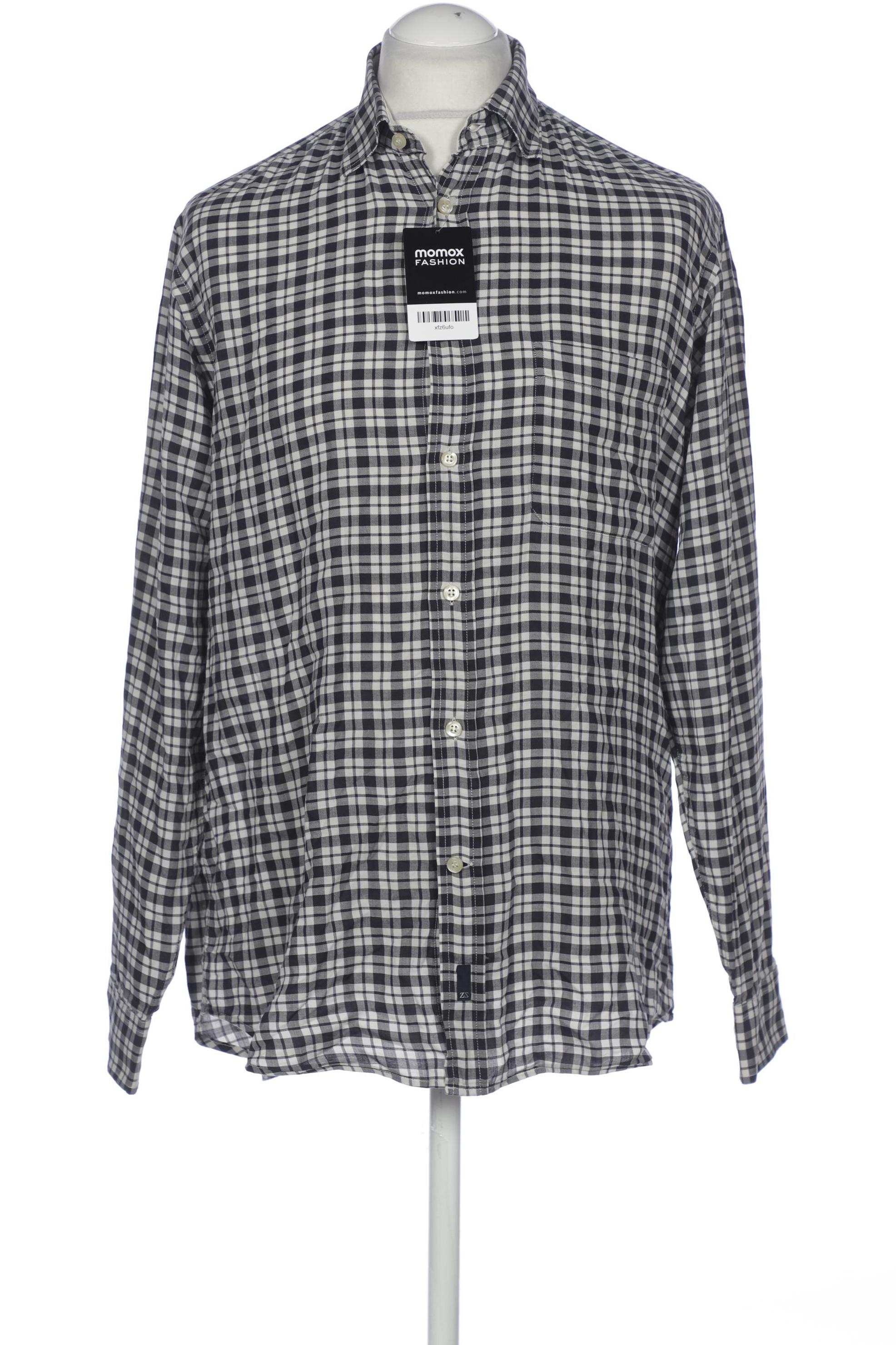 

Z Zegna Herren Hemd, schwarz, Gr. 52