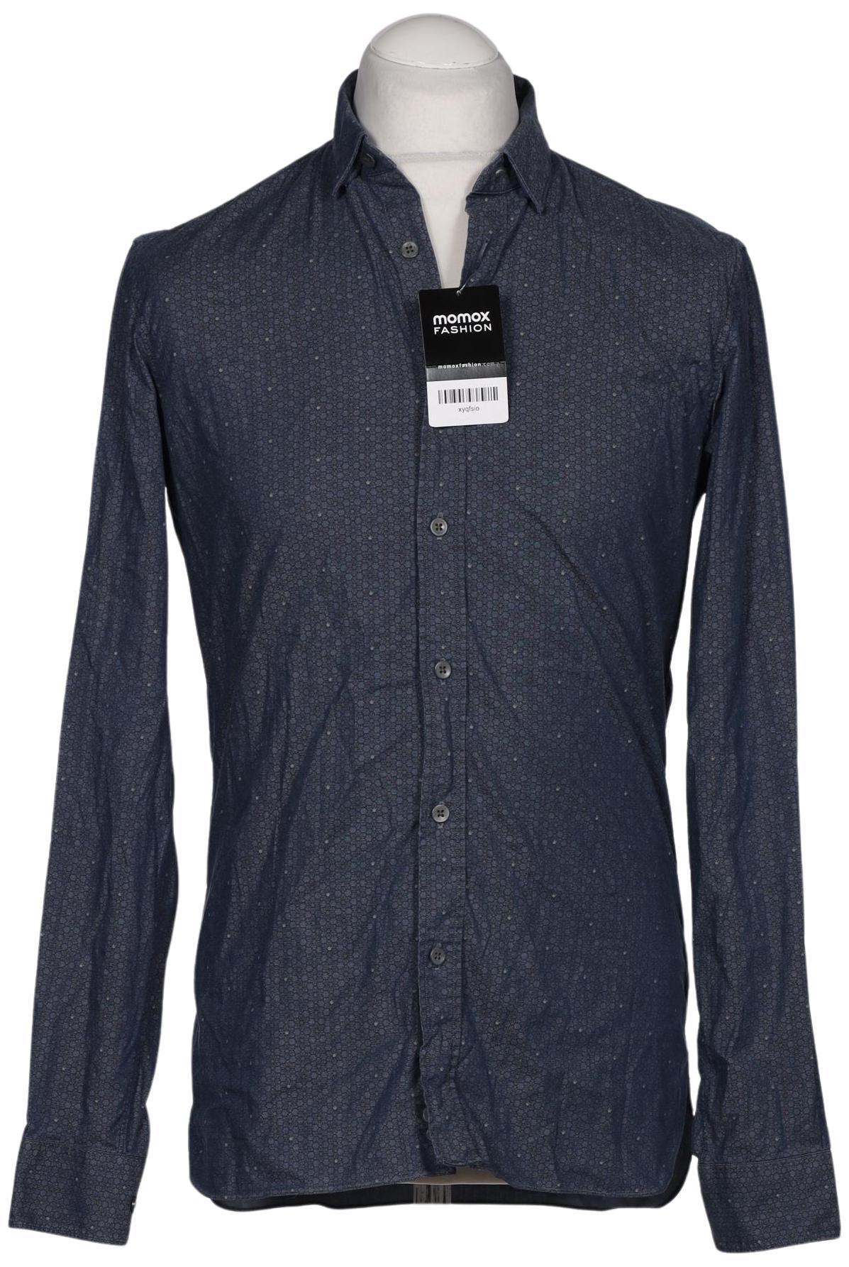 

Z Zegna Herren Hemd, marineblau, Gr. 48