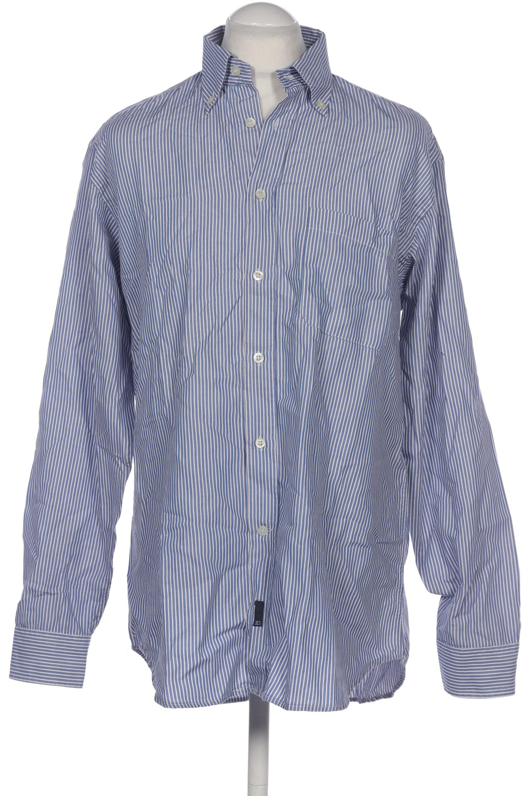 

Z Zegna Herren Hemd, blau, Gr. 52