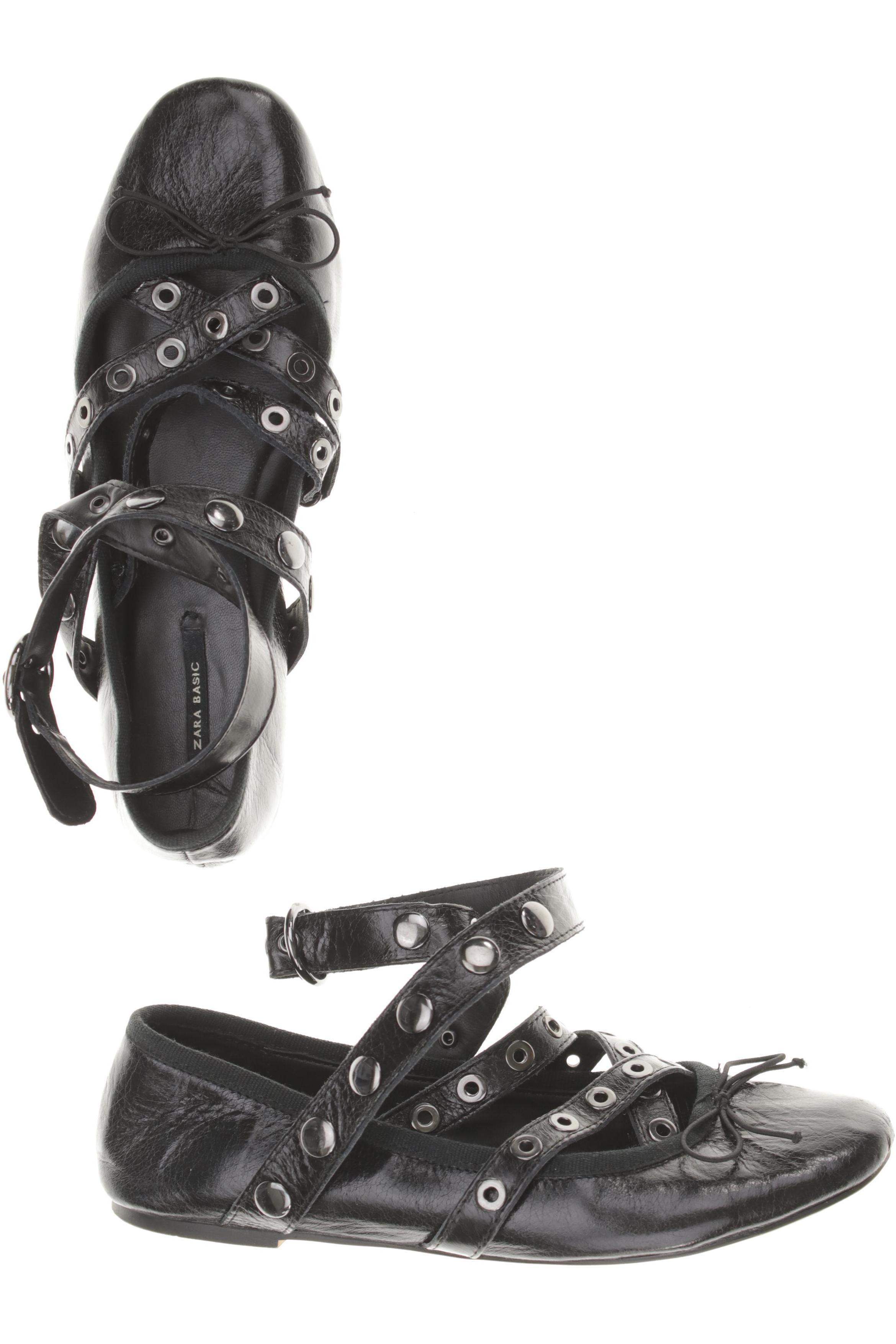 

Zara Damen Ballerinas, schwarz, Gr. 37