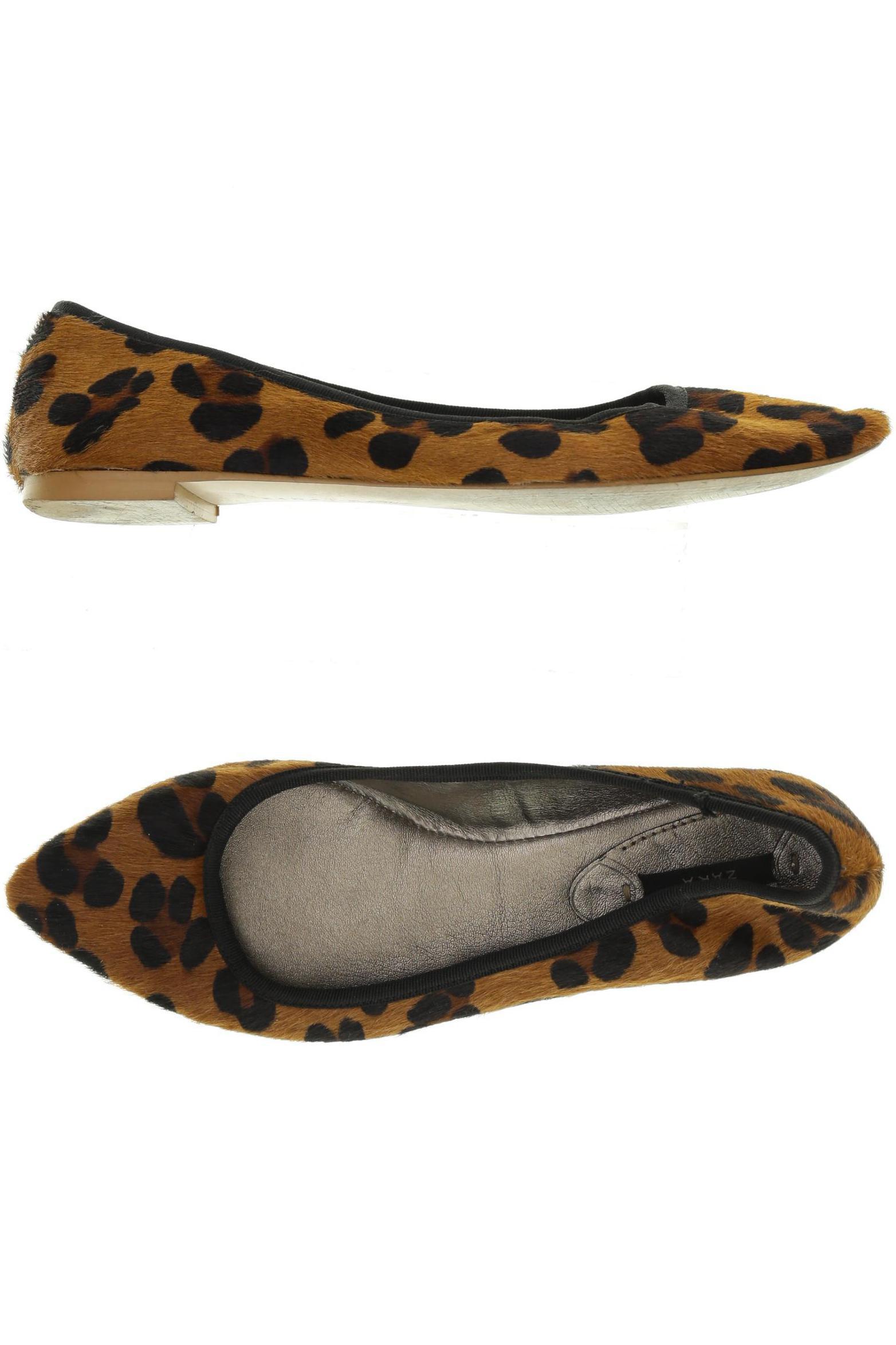 

Zara Damen Ballerinas, braun, Gr. 37