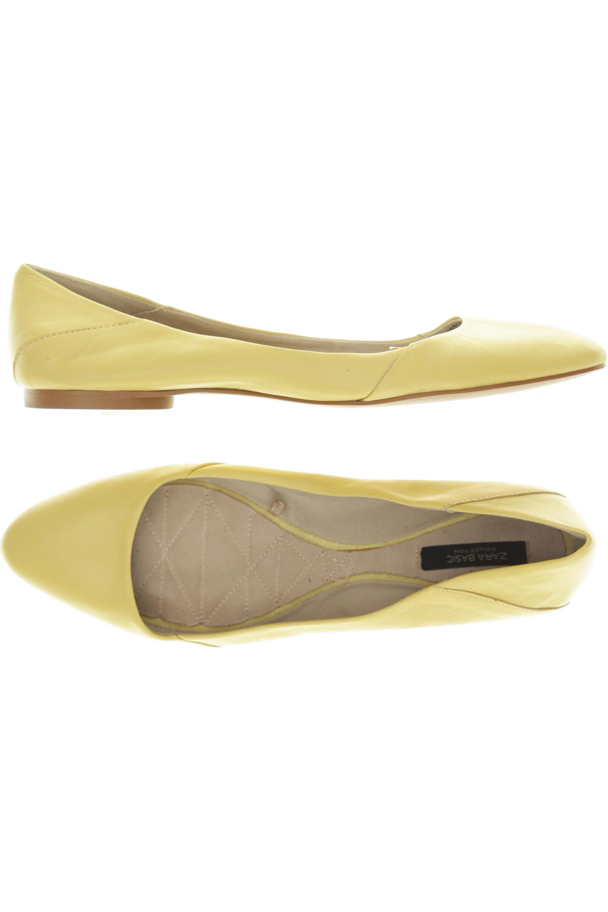 

Zara Damen Ballerinas, gelb, Gr. 40.5
