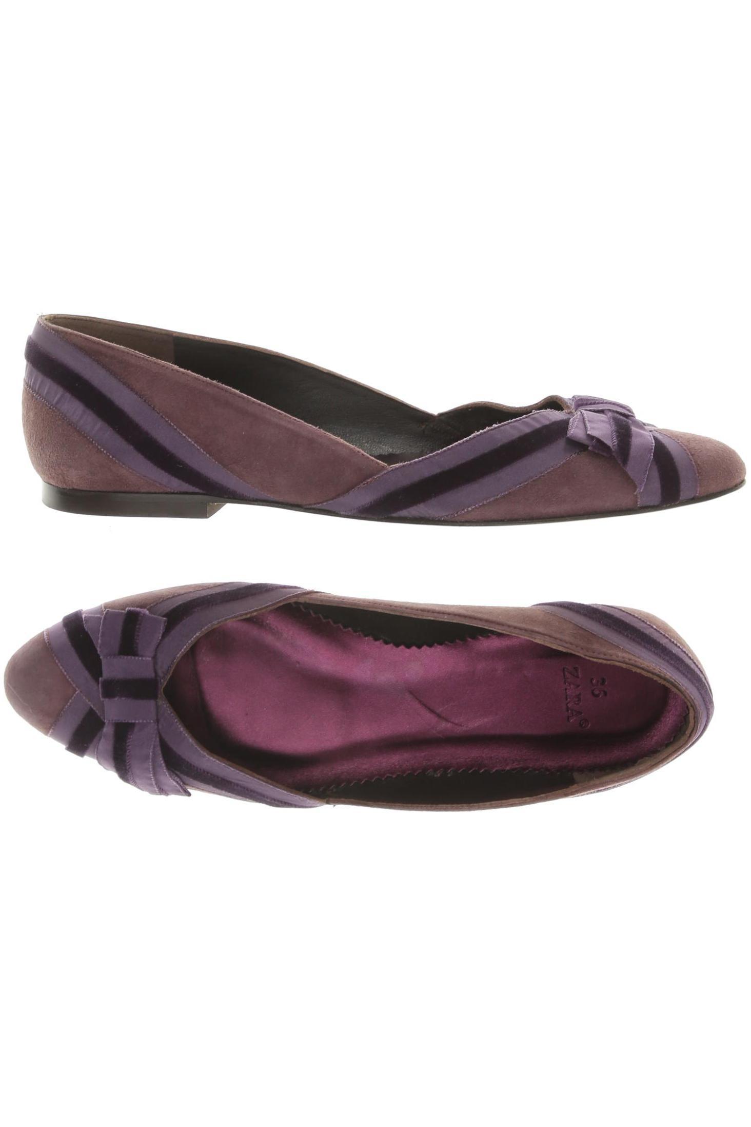 

Zara Damen Ballerinas, lila, Gr. 36