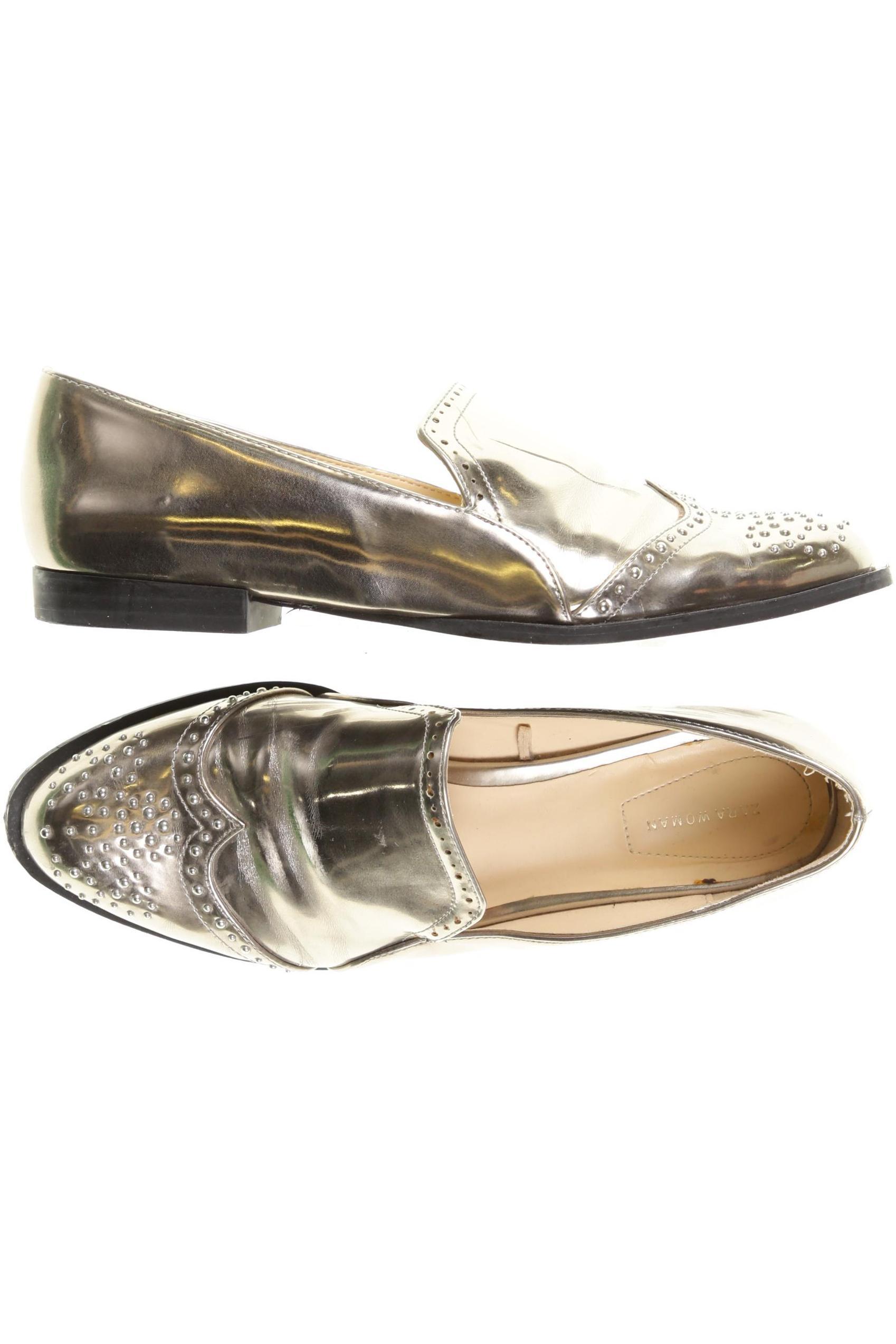 

Zara Damen Halbschuh, silber, Gr. 36