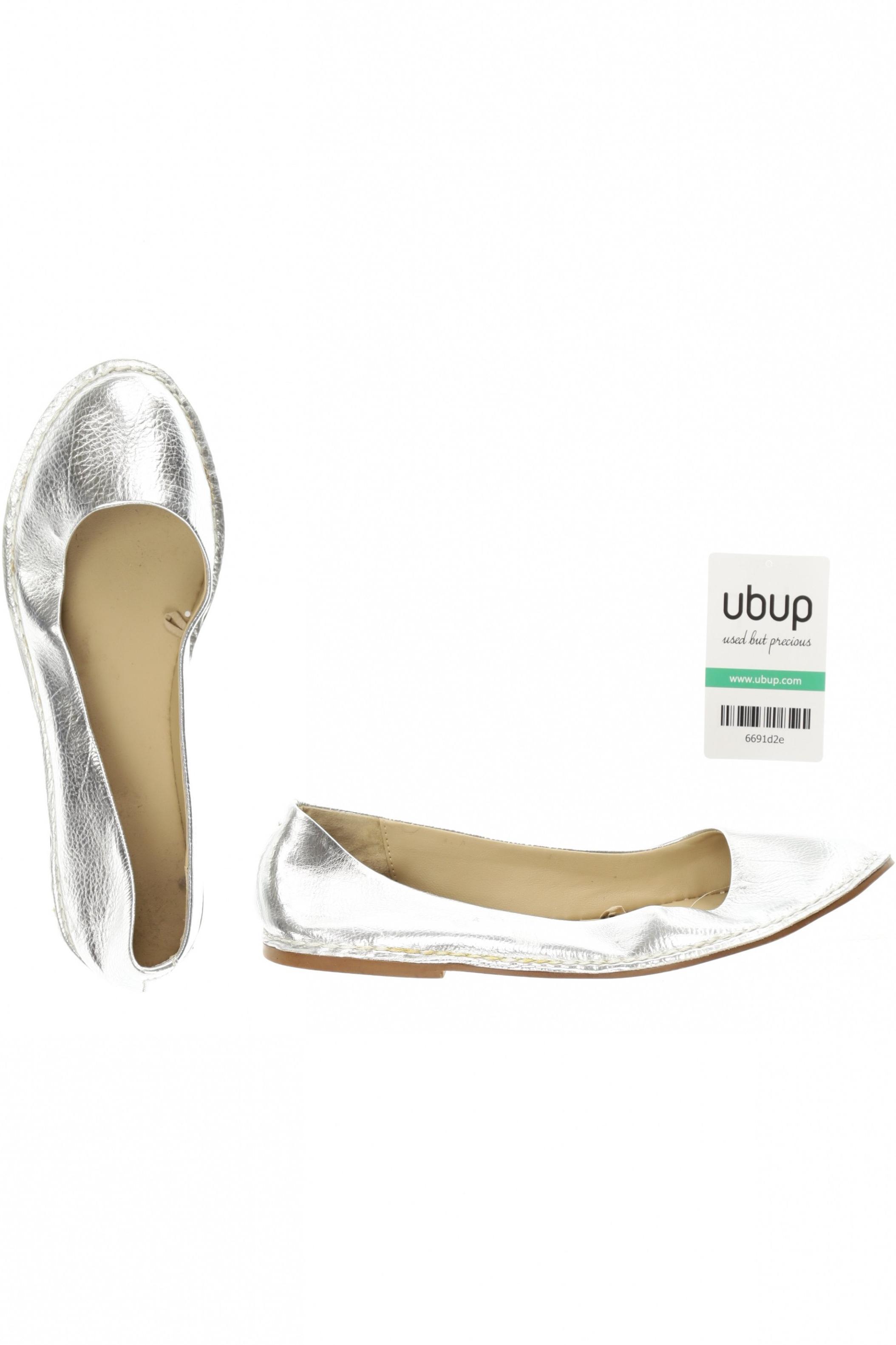 

Zara Damen Ballerinas, silber, Gr. 37