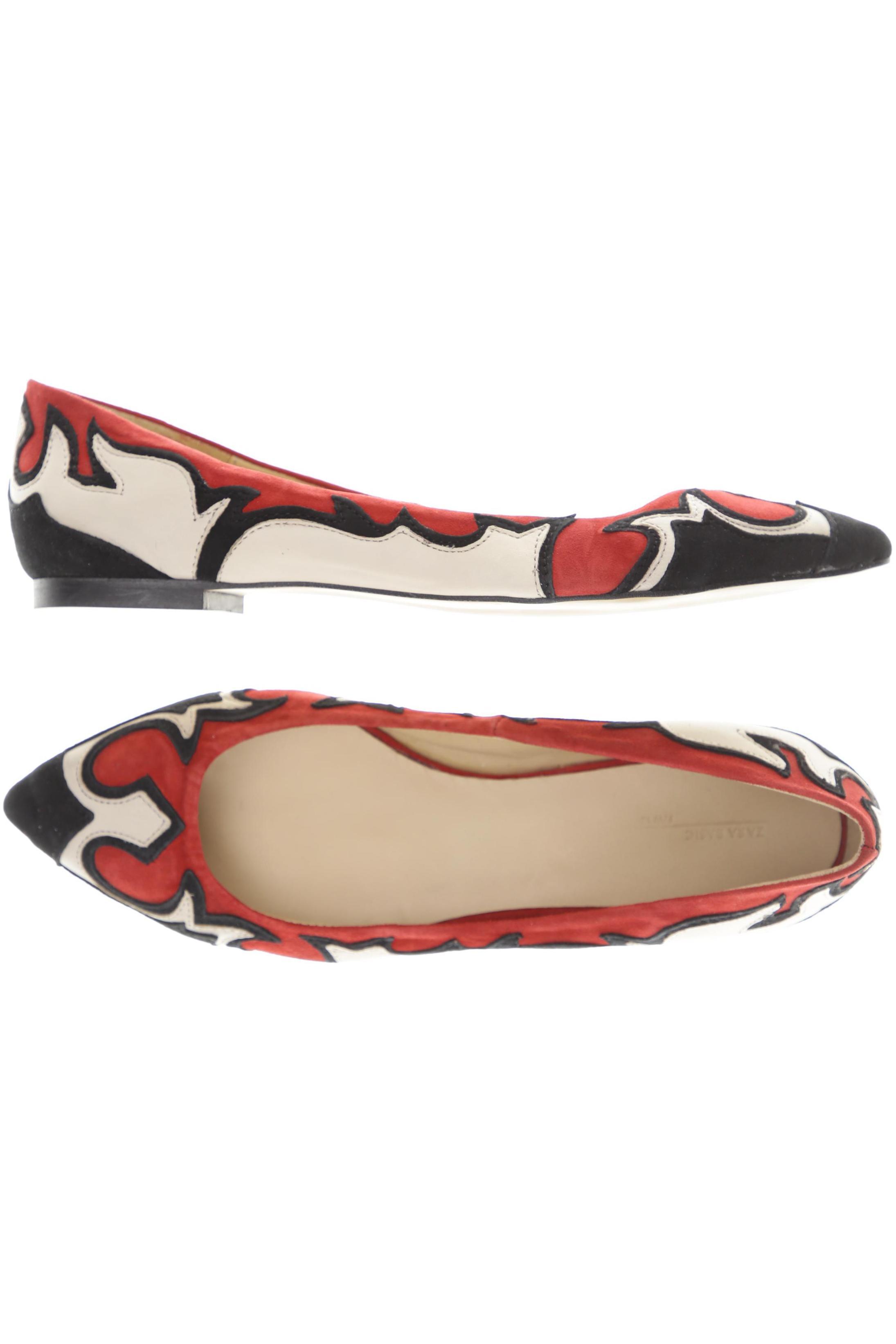 

Zara Damen Ballerinas, rot, Gr. 38