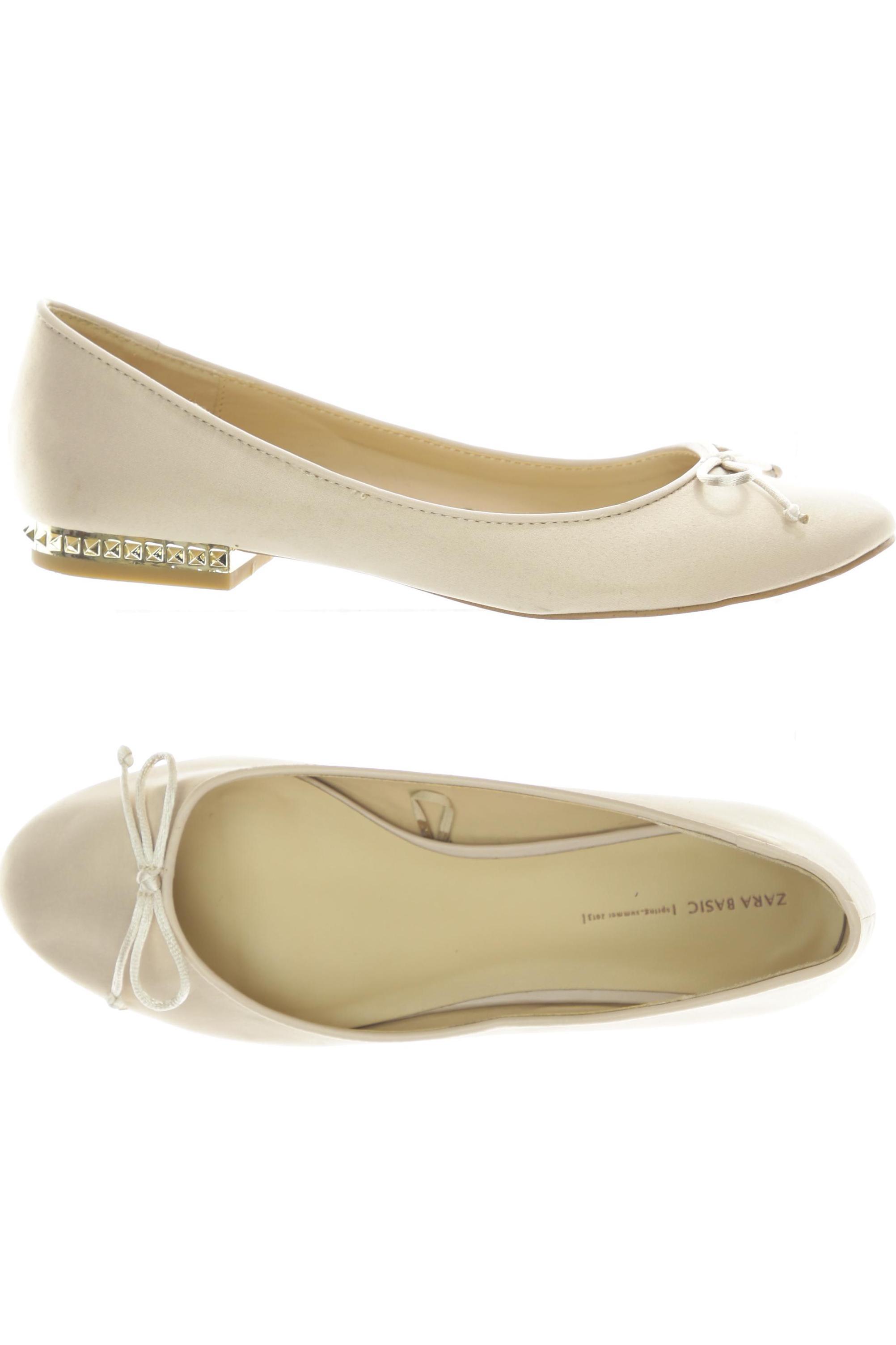 

Zara Damen Ballerinas, beige, Gr. 38