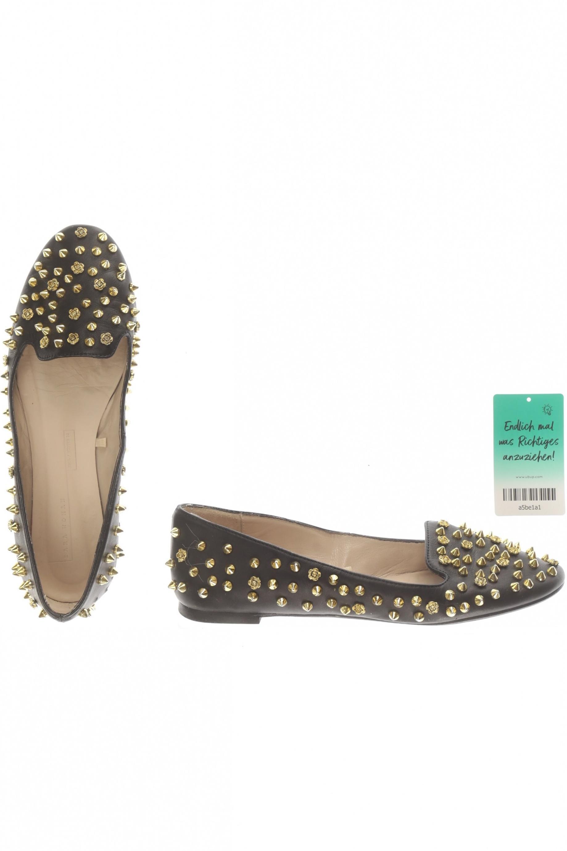 

Zara Damen Ballerinas, schwarz, Gr. 38.5