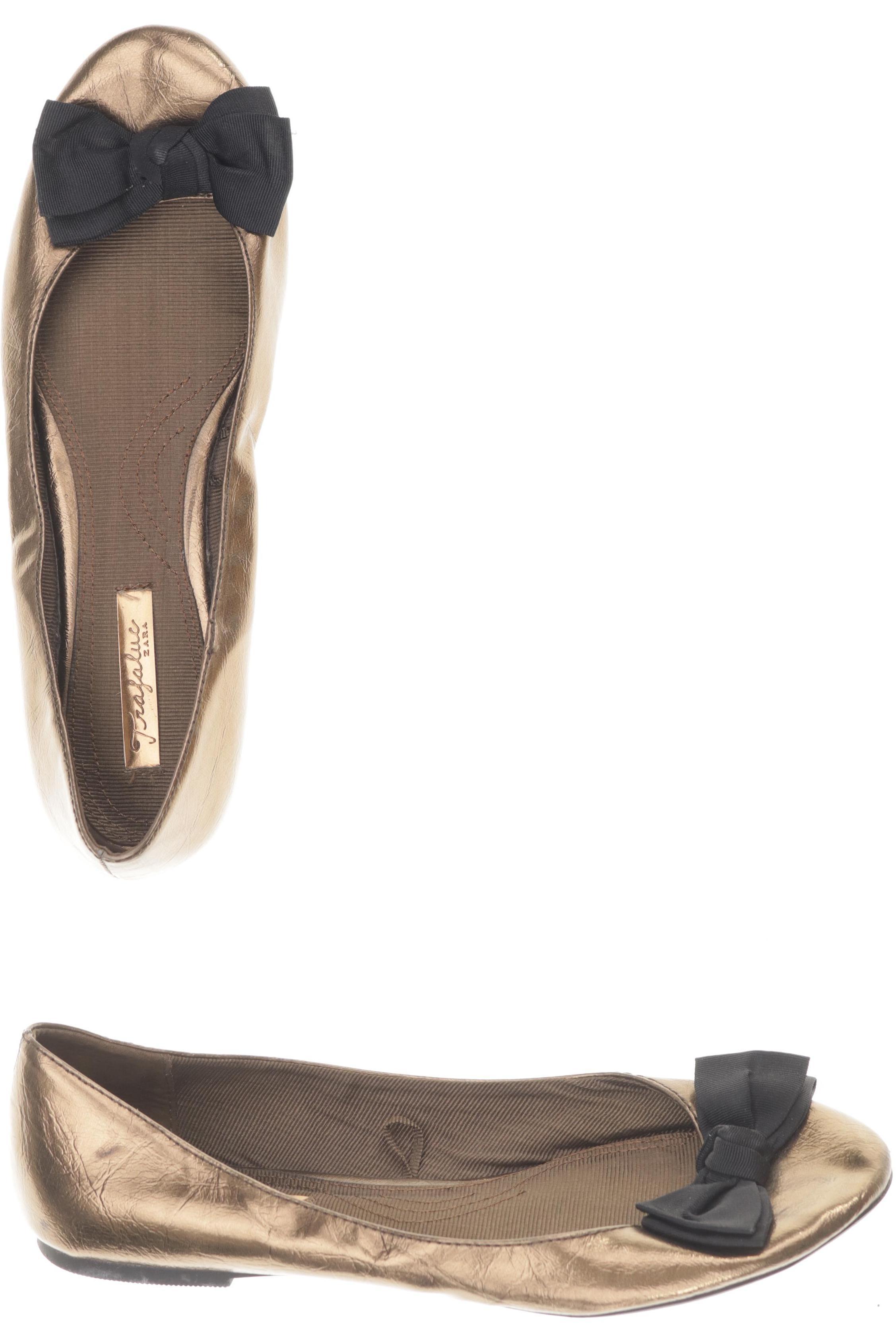 

Zara Damen Ballerinas, beige, Gr. 39