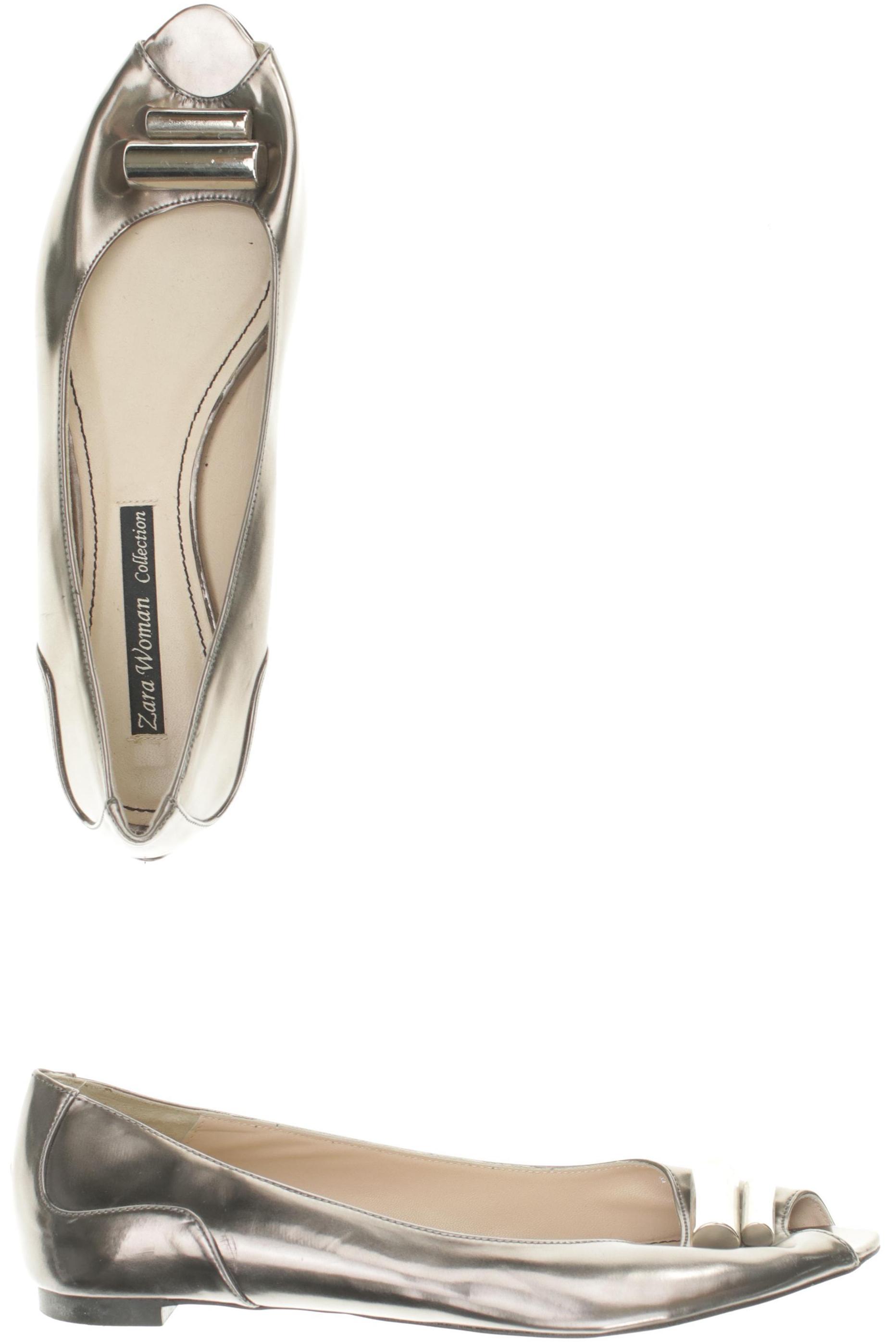 

Zara Damen Ballerinas, grau, Gr. 39