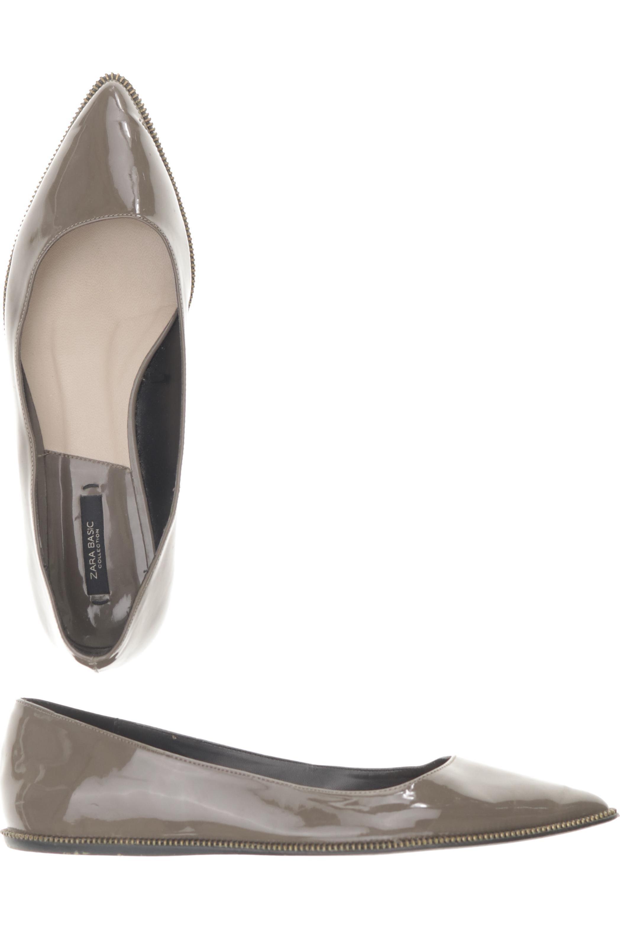 

Zara Damen Ballerinas, beige, Gr. 40