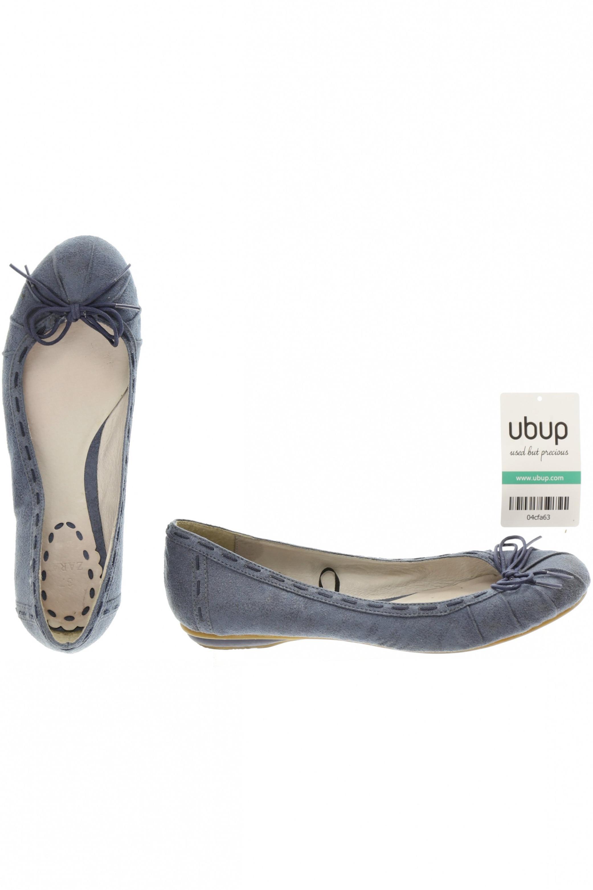 

Zara Damen Ballerinas, blau, Gr. 37