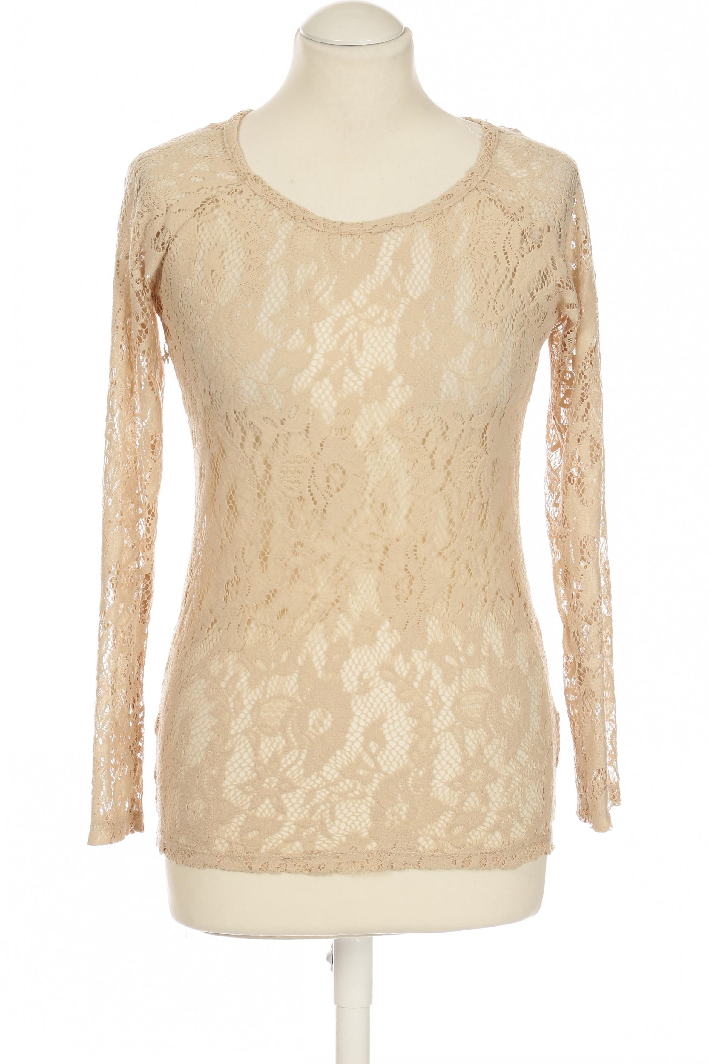 

Zara Damen Bluse, beige, Gr.