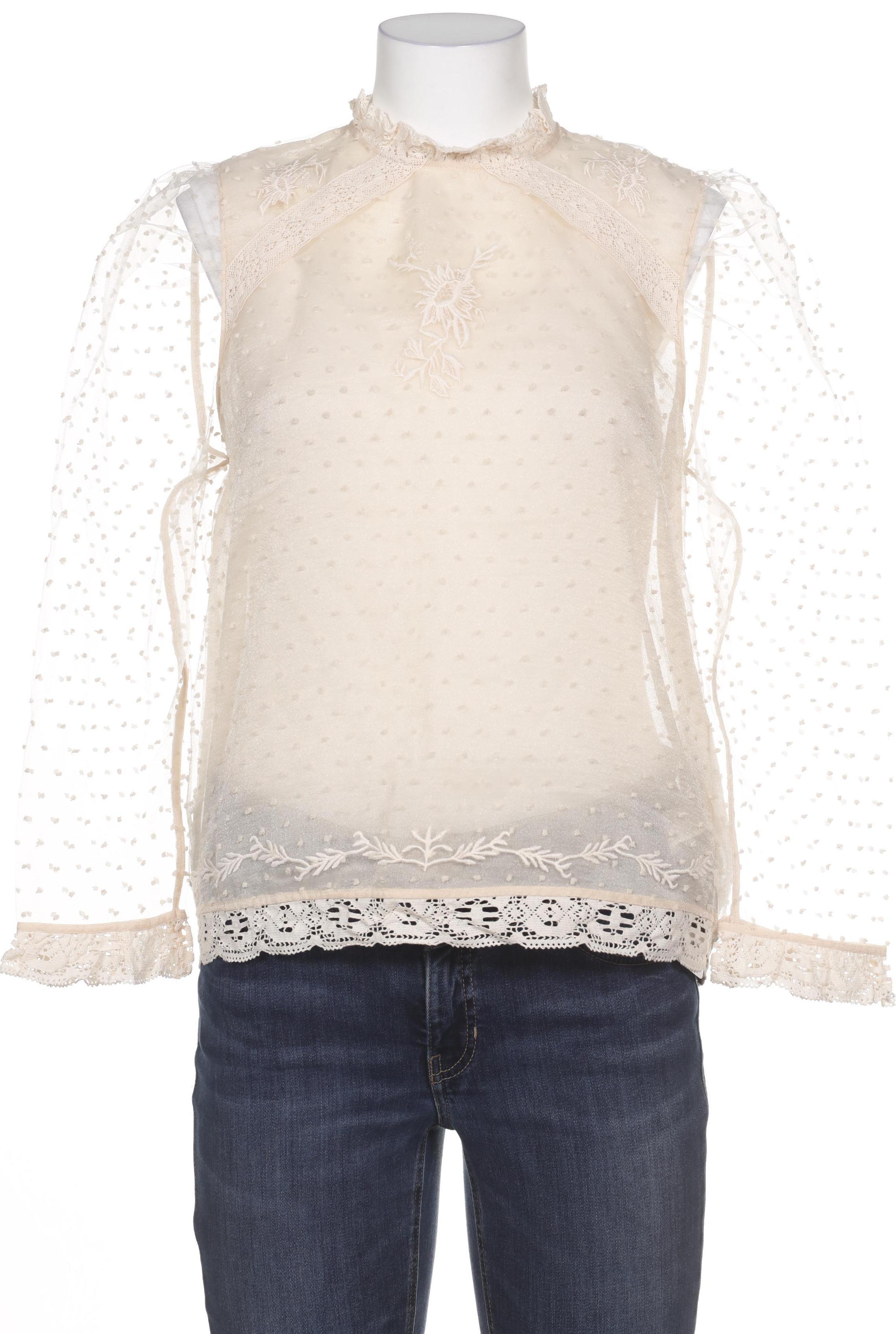 

Zara Damen Bluse, beige, Gr.