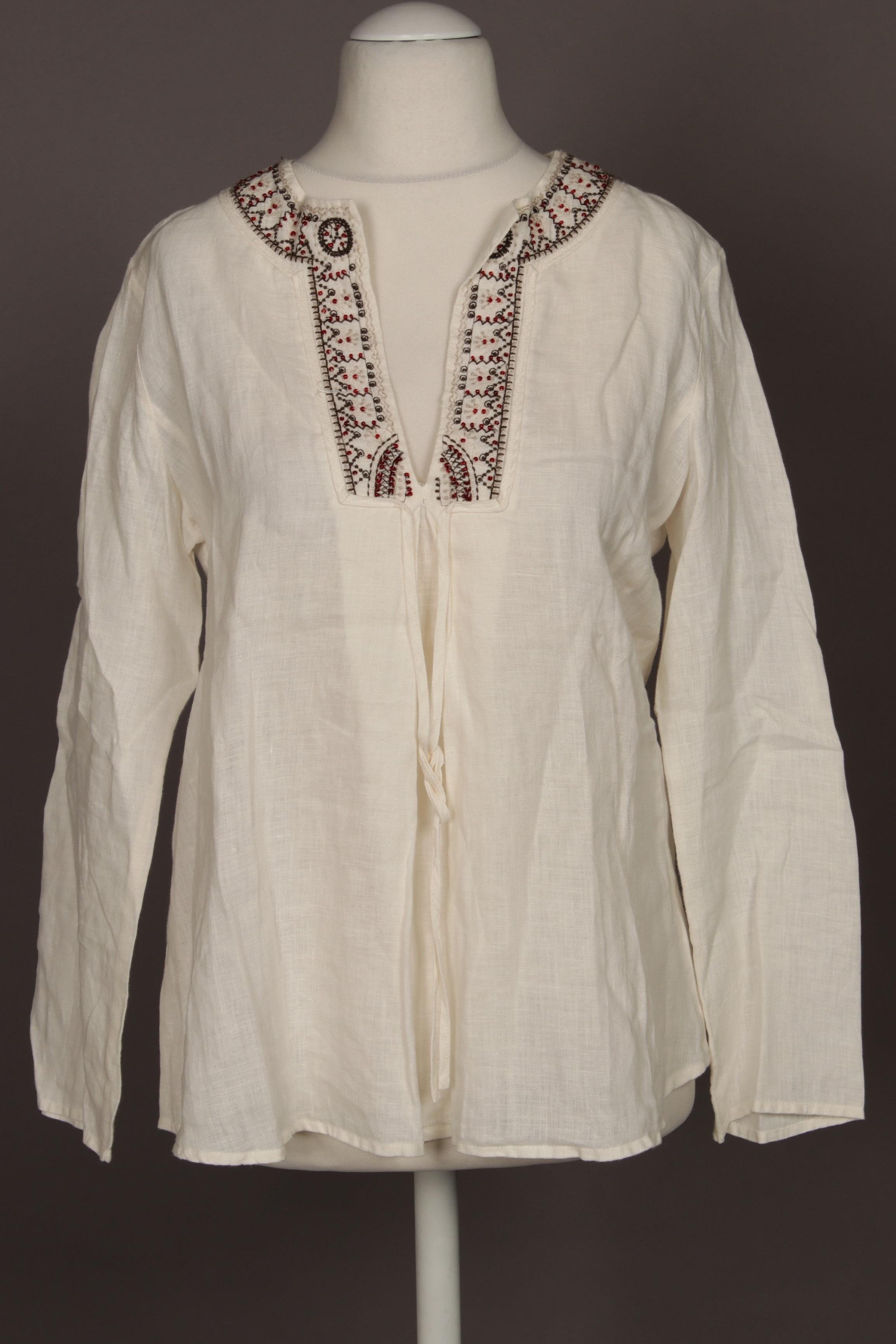 

Zara Damen Bluse, beige, Gr.