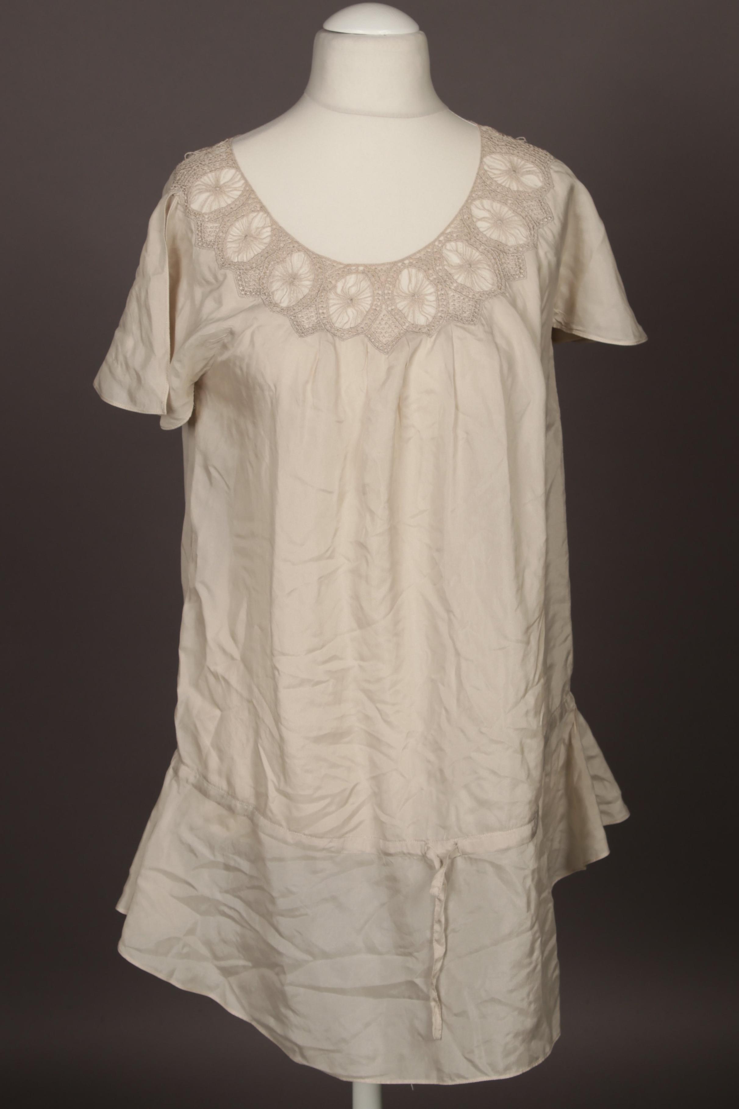 

Zara Damen Bluse, beige, Gr.